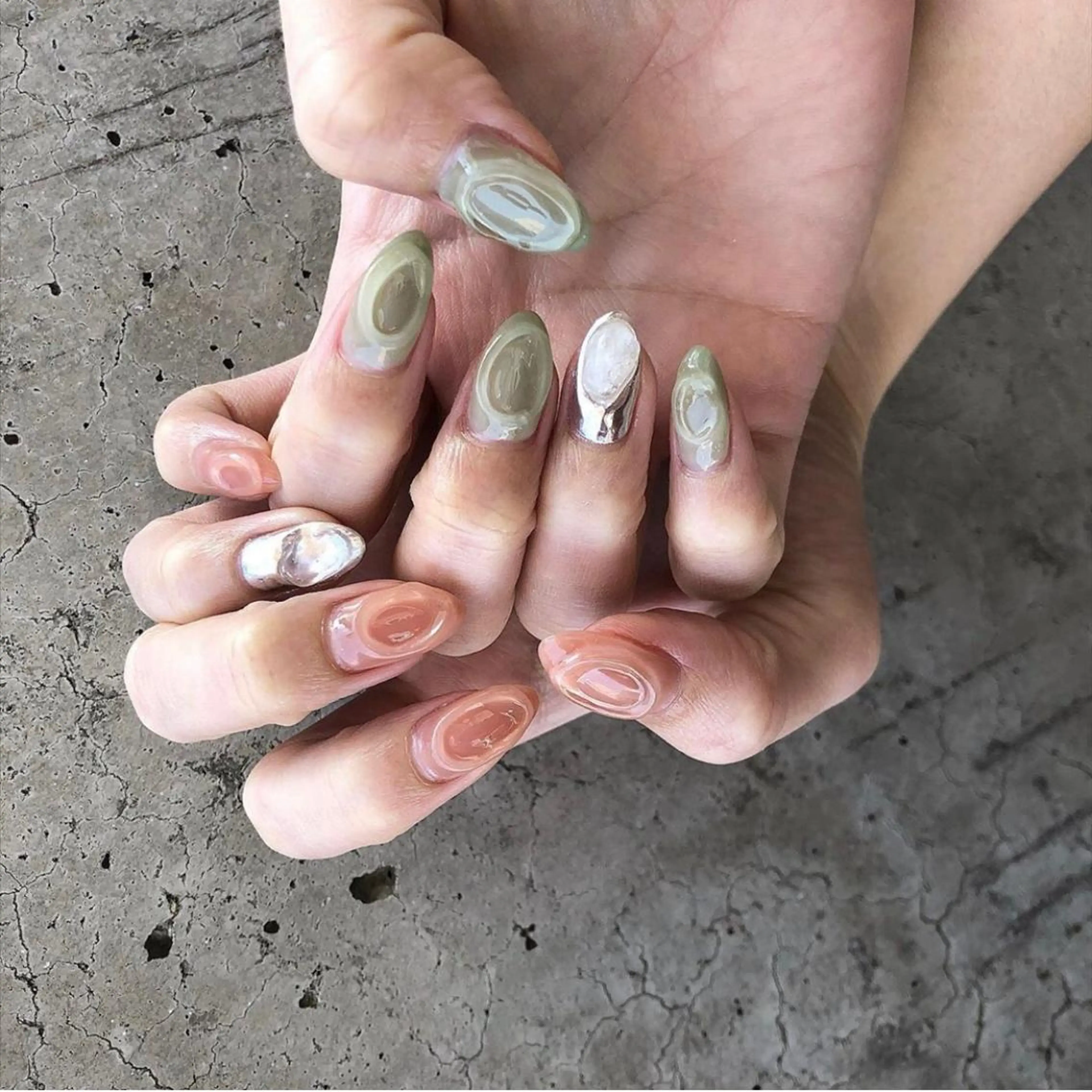 ネイル ニュアンスネイル granveil所属・nail salon granveilのネイルデザイン