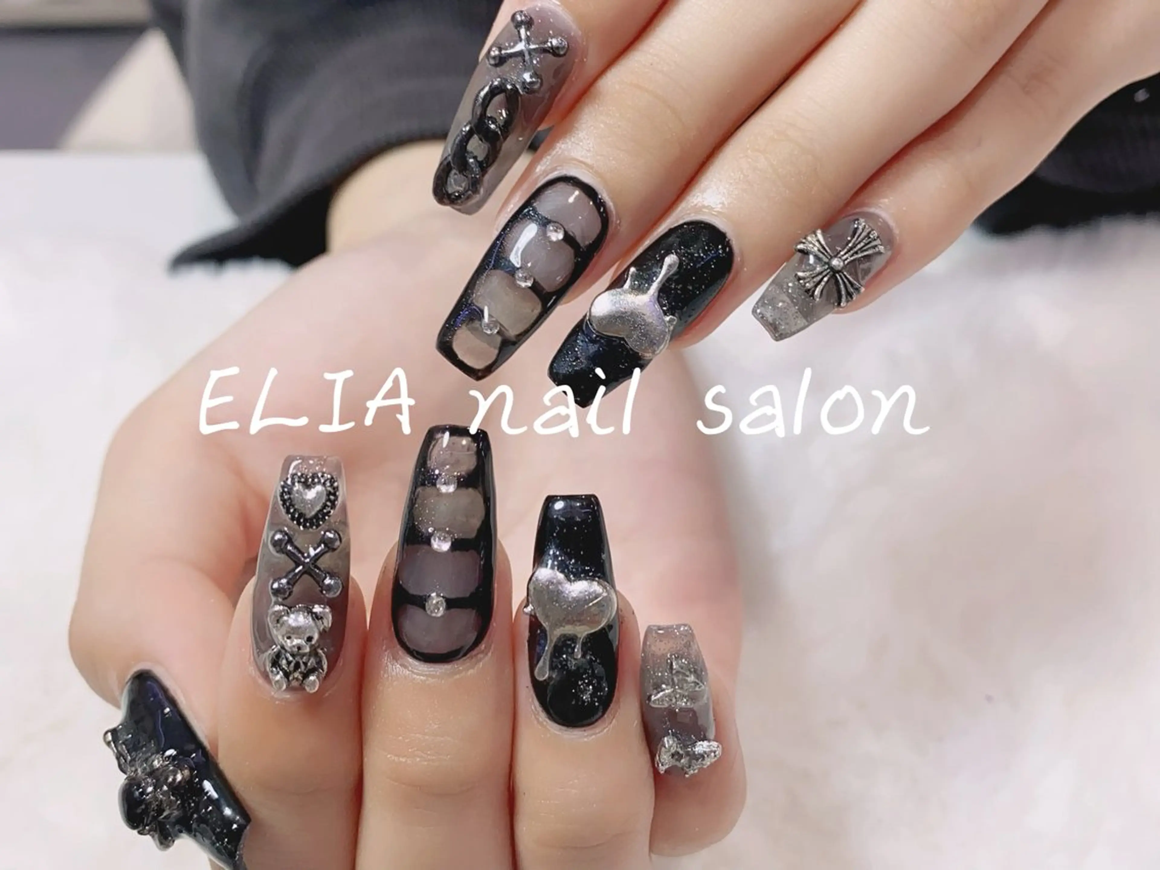 カラー ハンドネイル ハンドケア ELIA【エリア】 nailsalonのネイルデザイン
