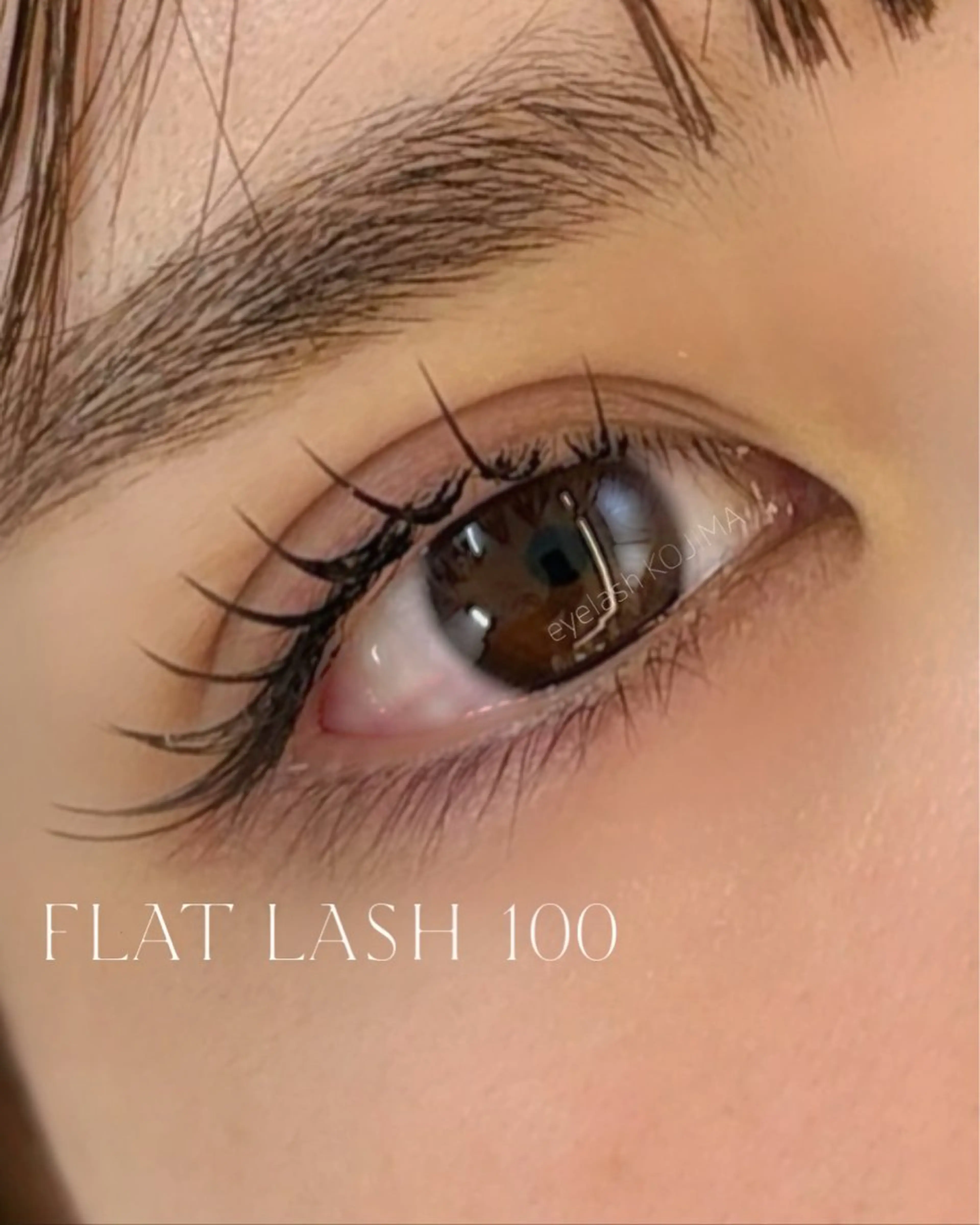 マツエク・マツパ フラットラッシュ Trinity eyelashのマツエク・マツパデザイン