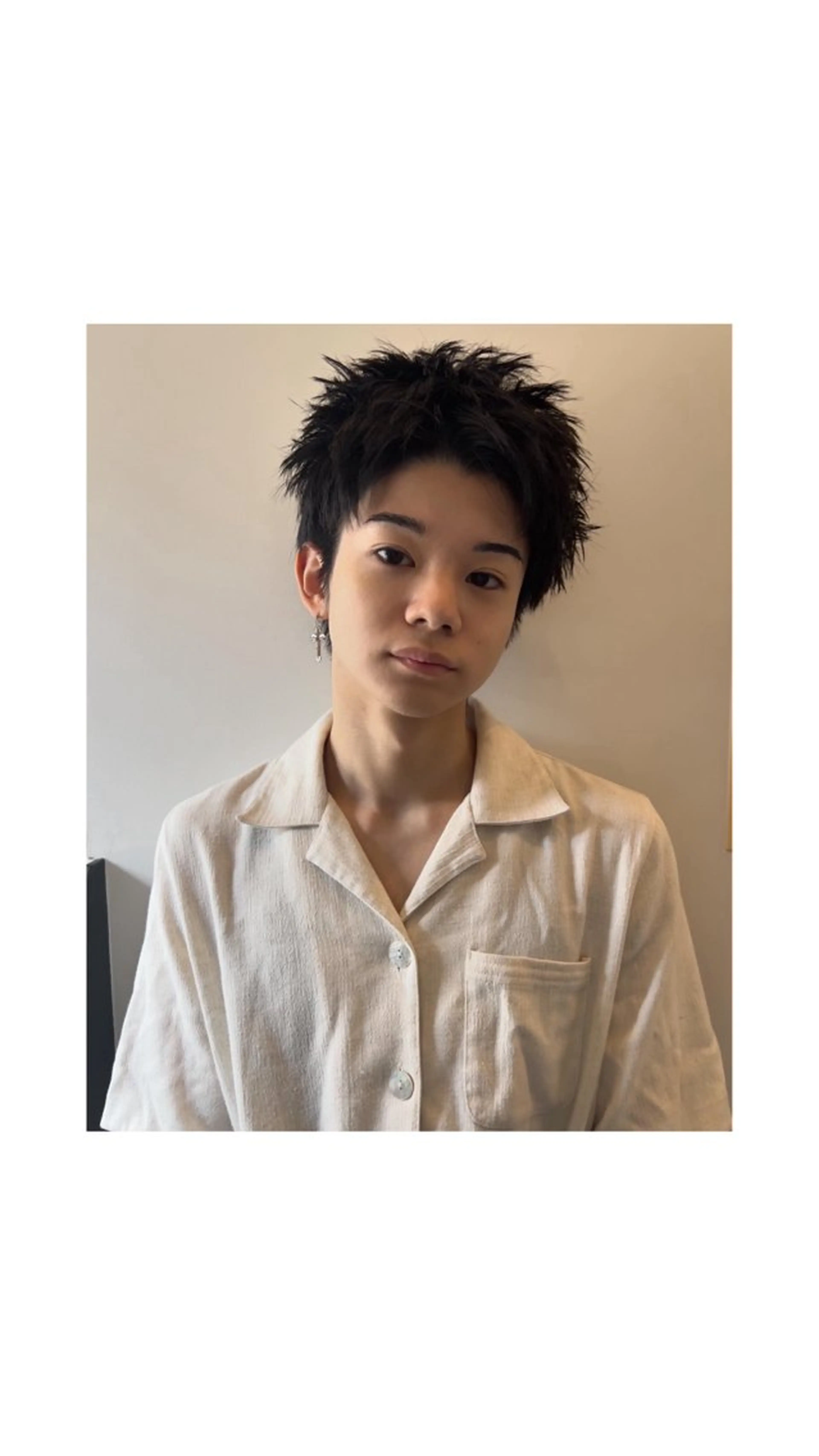 ショート メンズ スパイキーショート ショートヘア 大阪メンズハイトーン /スパイキー/RAIのヘアスタイル
