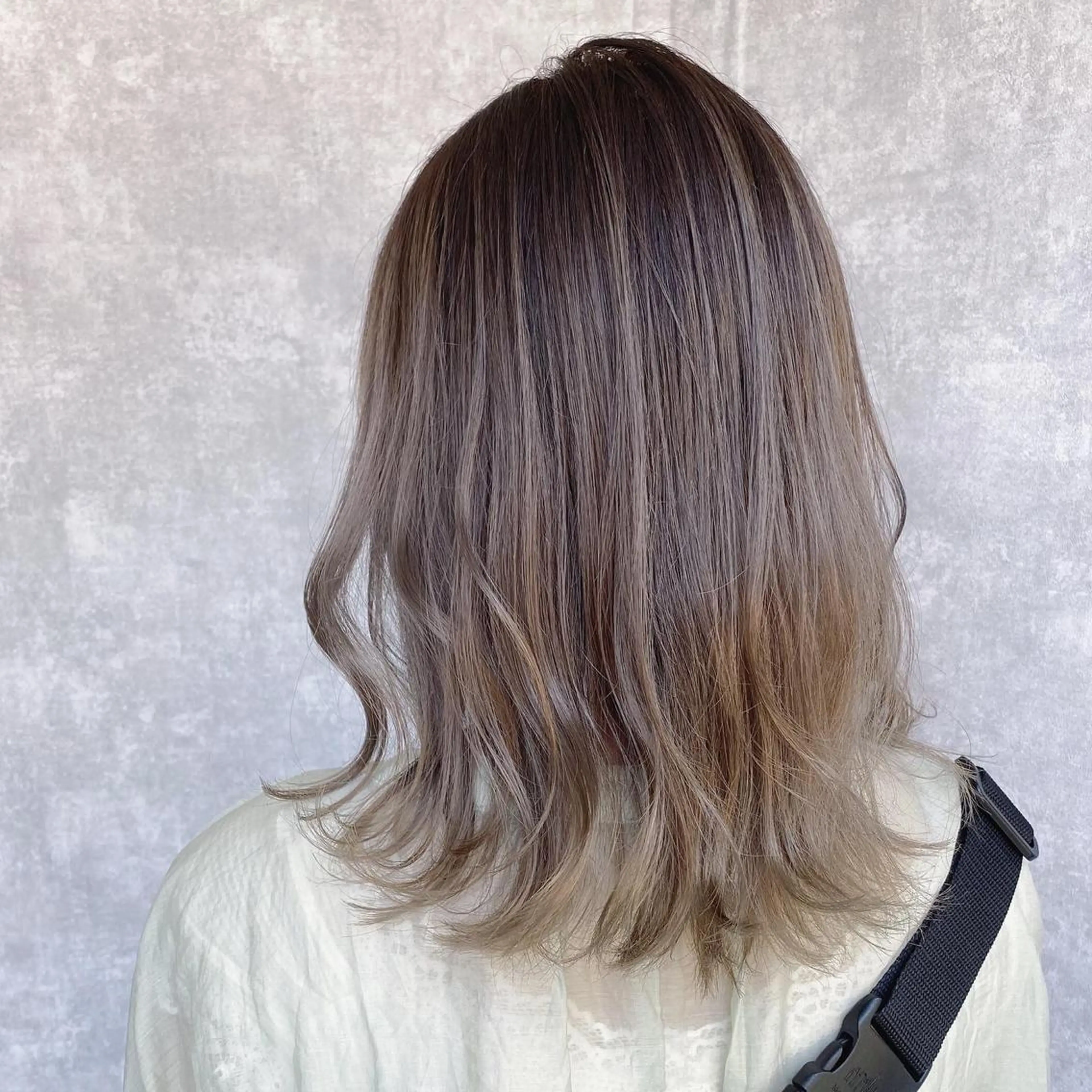 ミディアム カラー ヘアカラー トリートメント 入江 允のヘアスタイル