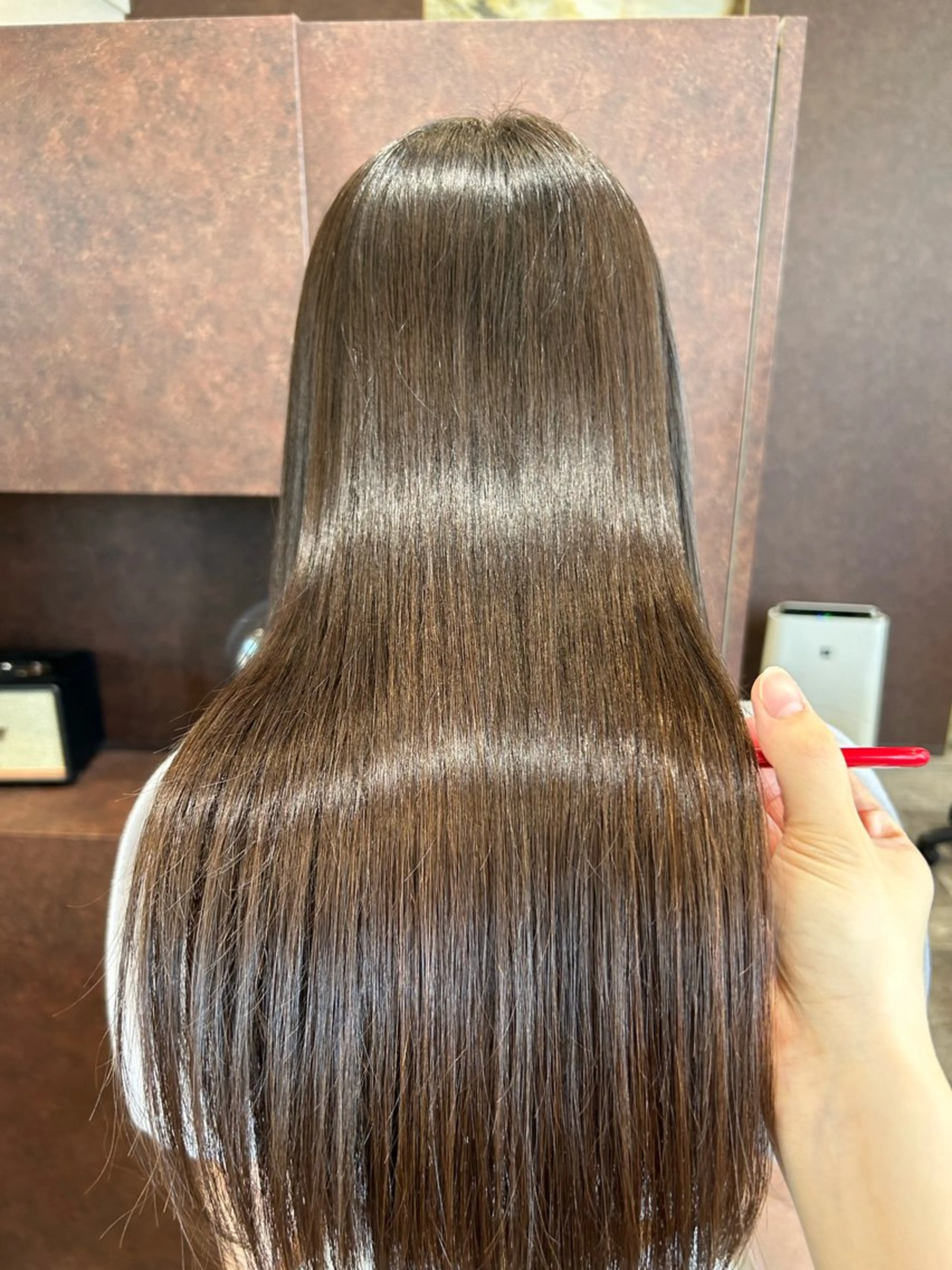 ロング 縮毛矯正 トリートメント LORE所属・髪質改善✨美髪矯正✨ KAREN🍓のヘアスタイル
