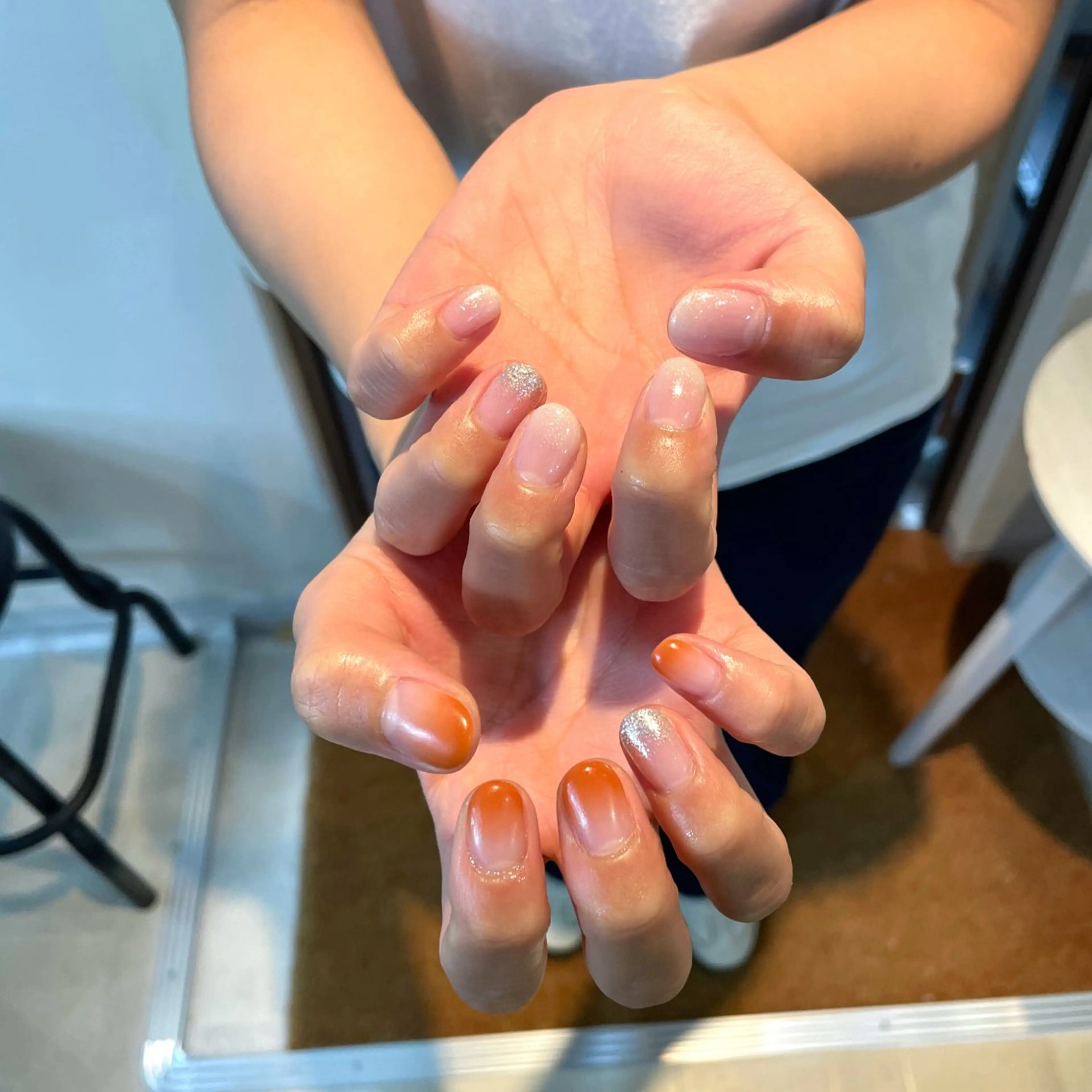 ハンド/オフケア込/グラデーション/色指定ありの写真