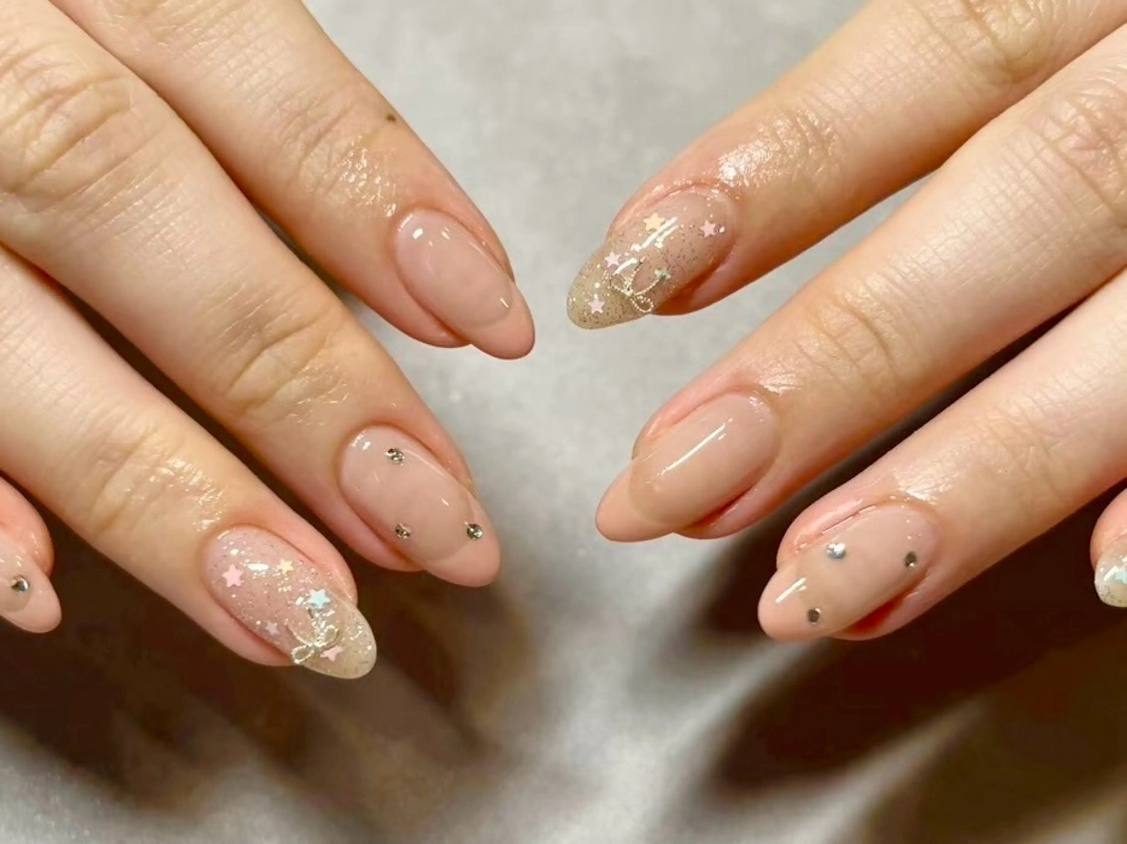 ネイル リボン Ayano ♡のネイルデザイン