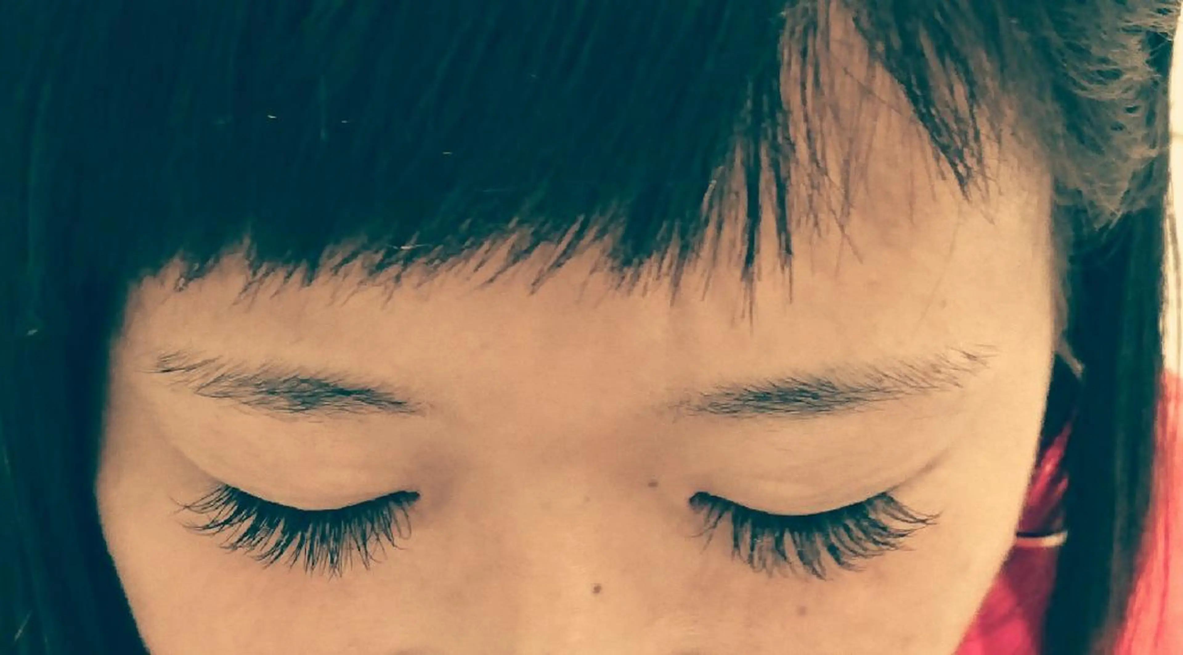 マツエク・マツパ Dカール 目尻長め blossom🌺 井比のマツエク・マツパデザイン