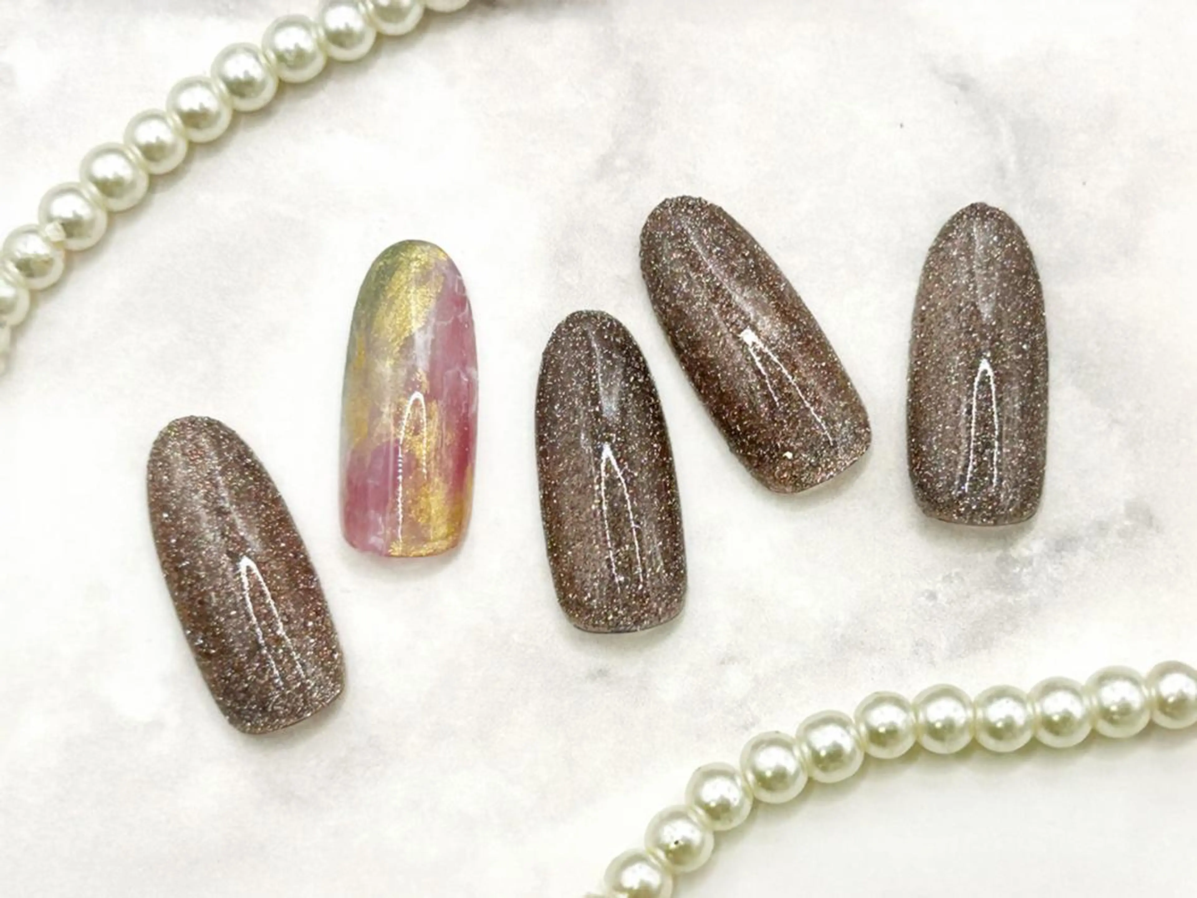 ネイル ハンドネイル orbe 芳長のネイルデザイン
