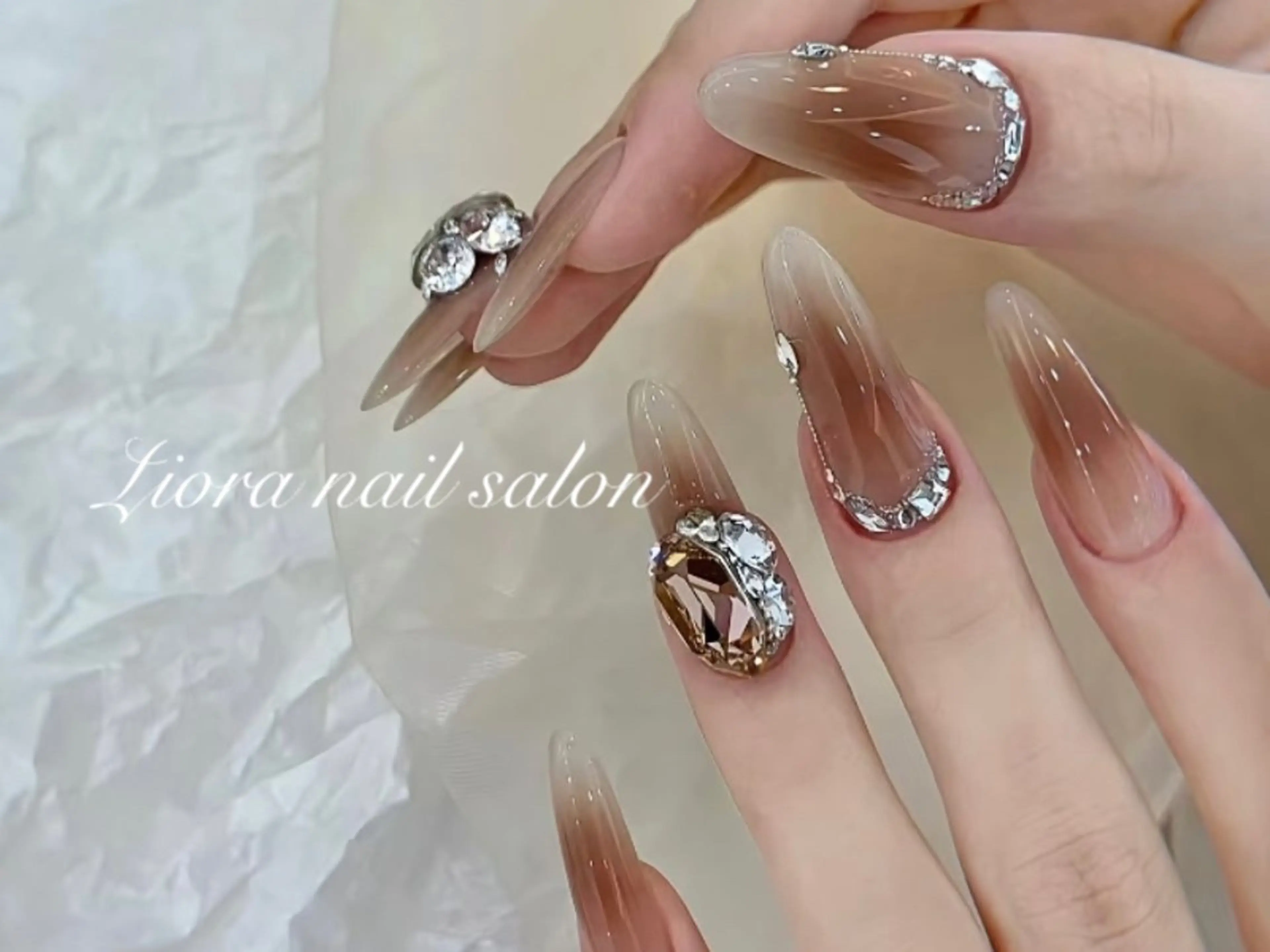 ネイル チークネイル フットネイル フレンチネイル ジェルネイル ガーリー ハンドネイル Liora ネイルサロン所属・Liora nail salonのネイルデザイン