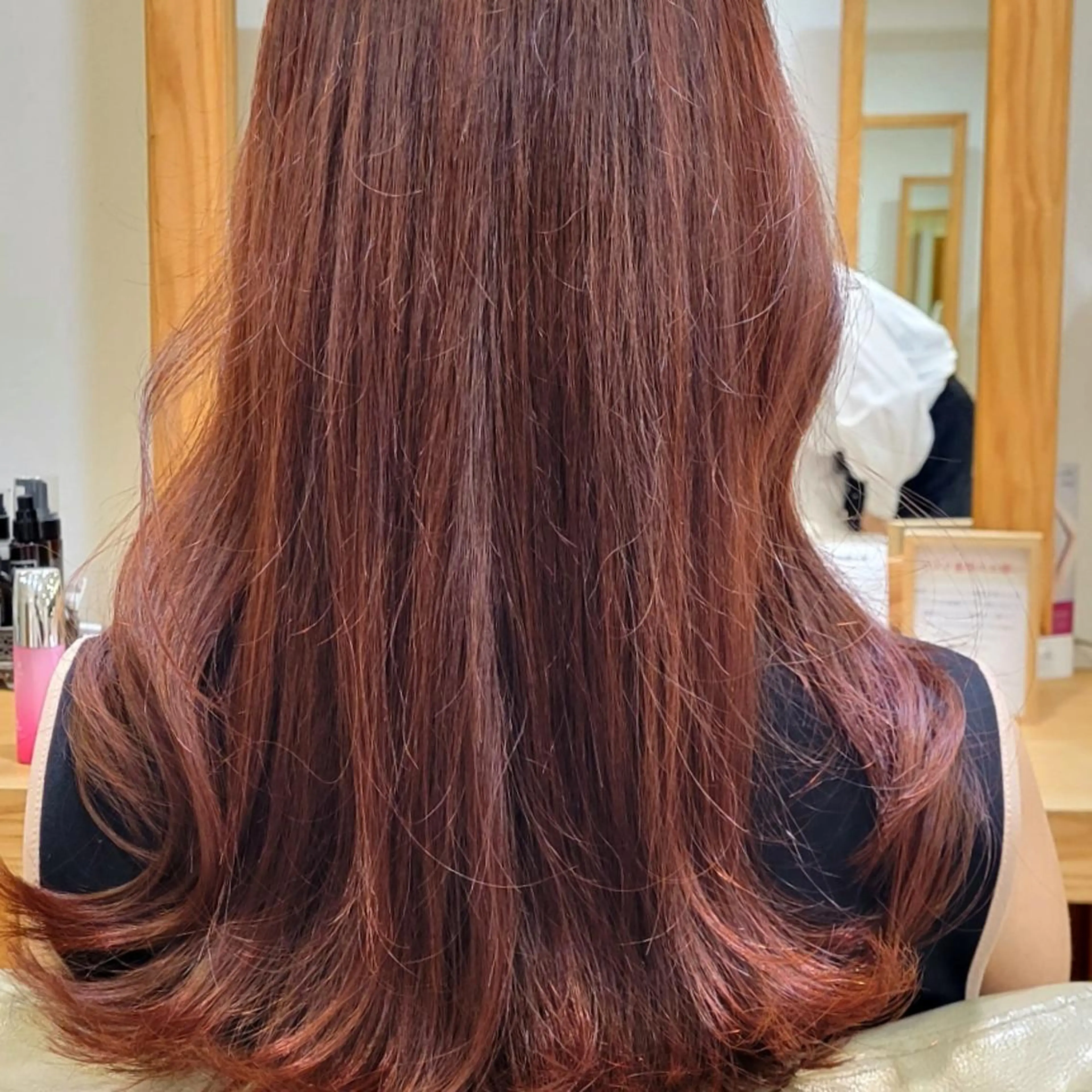 ロング カラー ブリーチ ブリーチなしカラー UHair吉田 /美髮髪質改のヘアスタイル