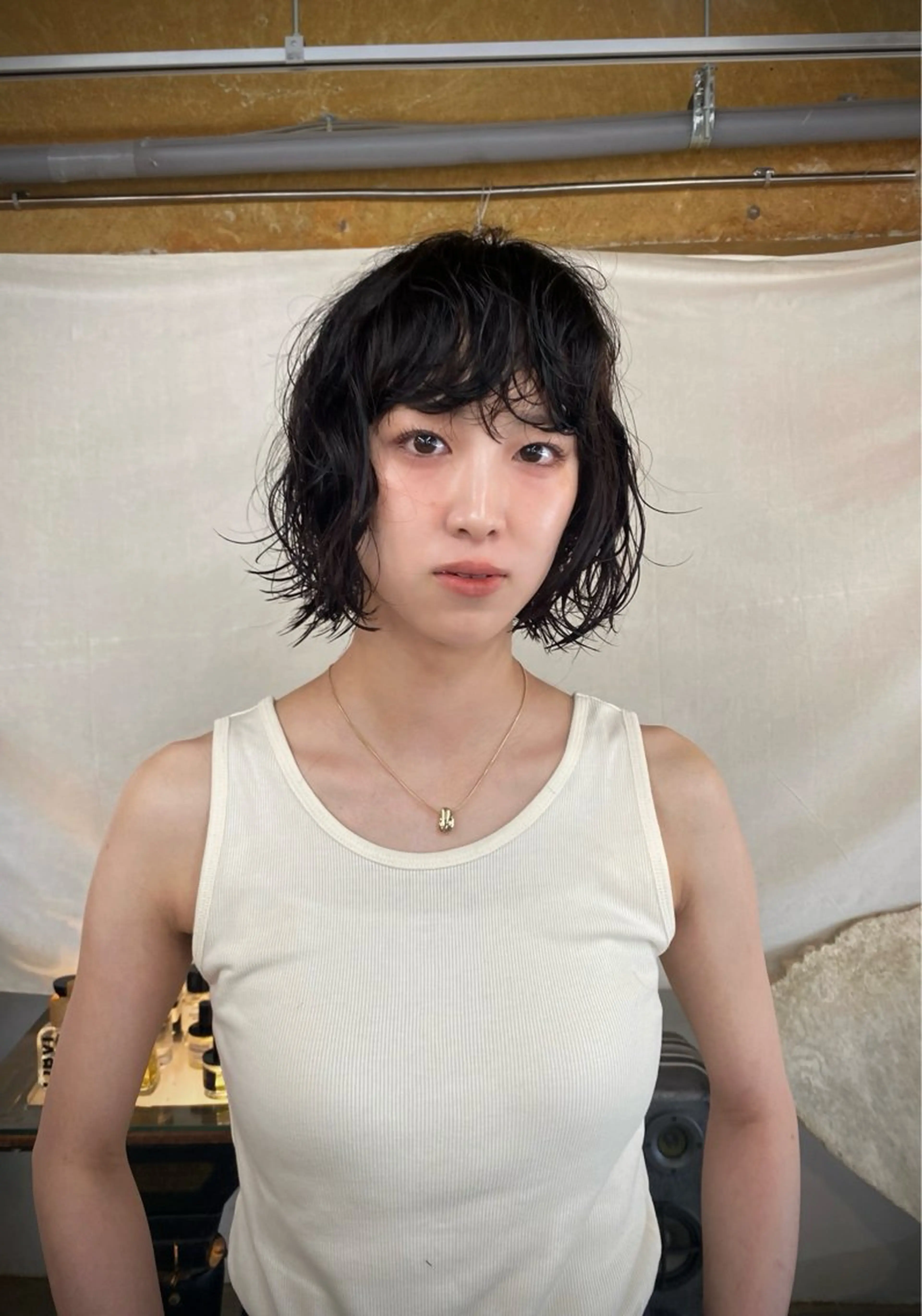 ショート パーマ カット パーマ KEI gattacaのヘアスタイル