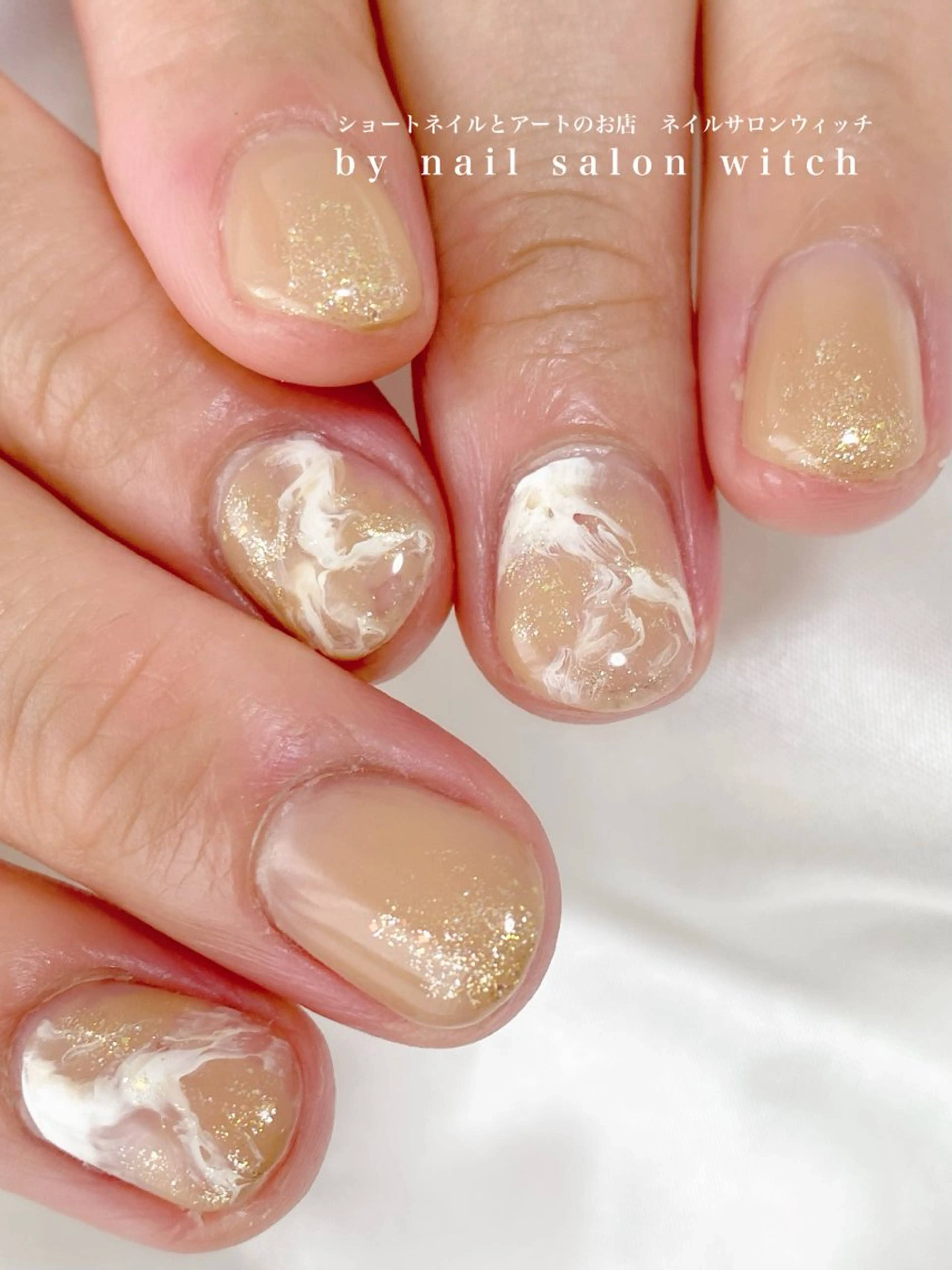 ネイル ショートネイル専門店　nail salon witch所属・縮 彩理のネイルデザイン