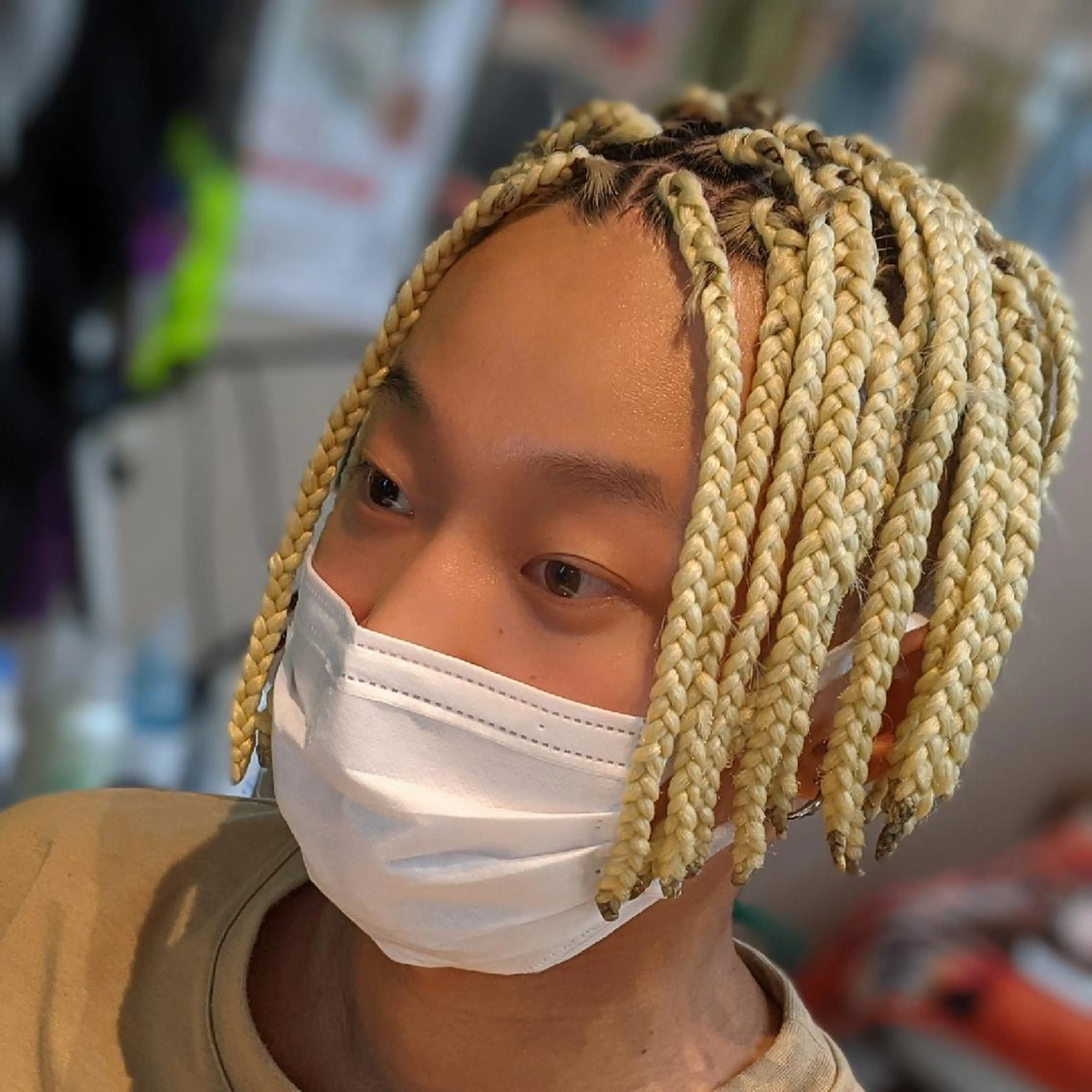 ミディアム メンズ エクステ scamp ★のヘアスタイル