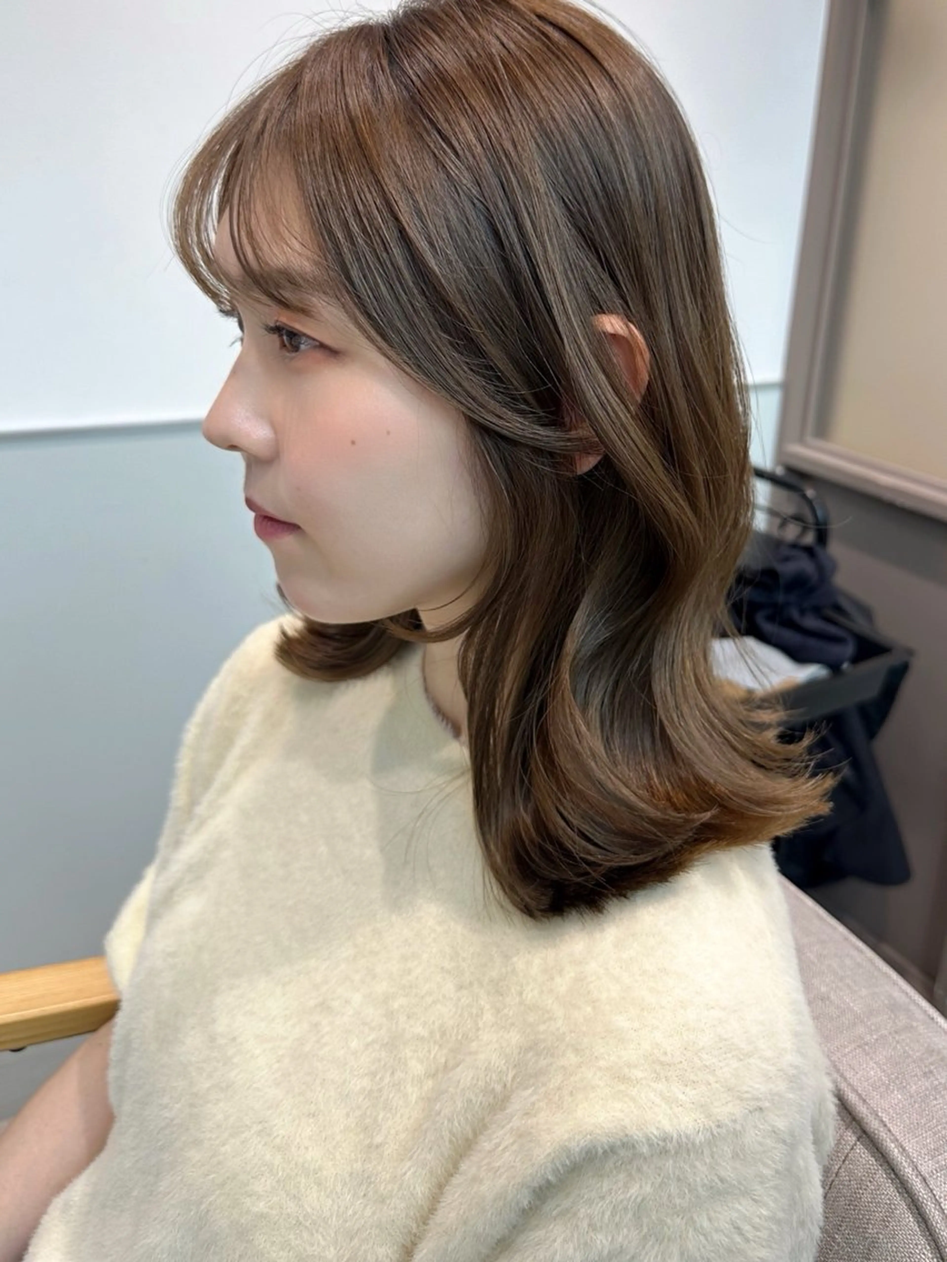 ミディアム ヘアカラー トリートメント take/ショート& レイヤーカット/銀座のヘアスタイル