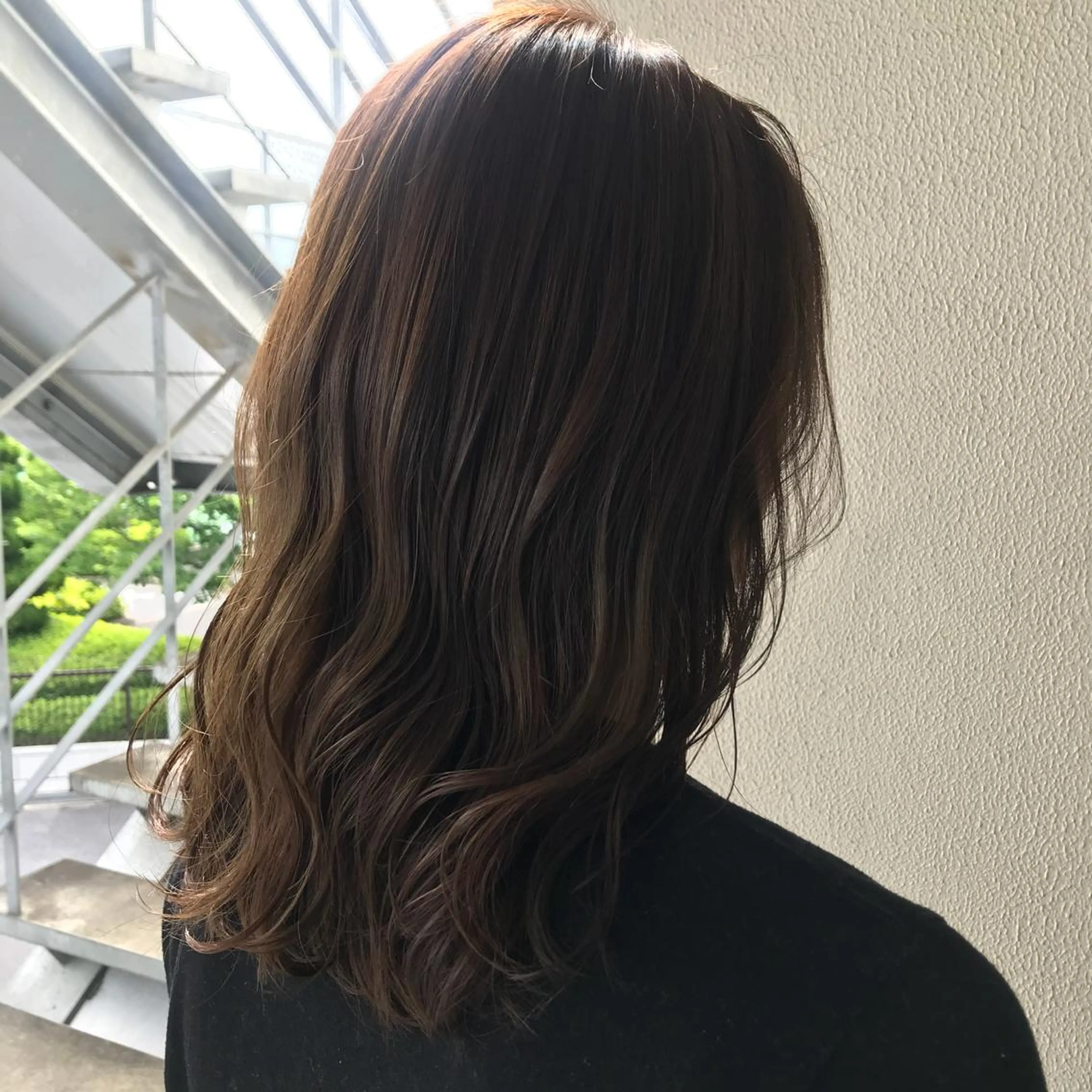 ミディアム カラー 中村 瑞希のヘアスタイル