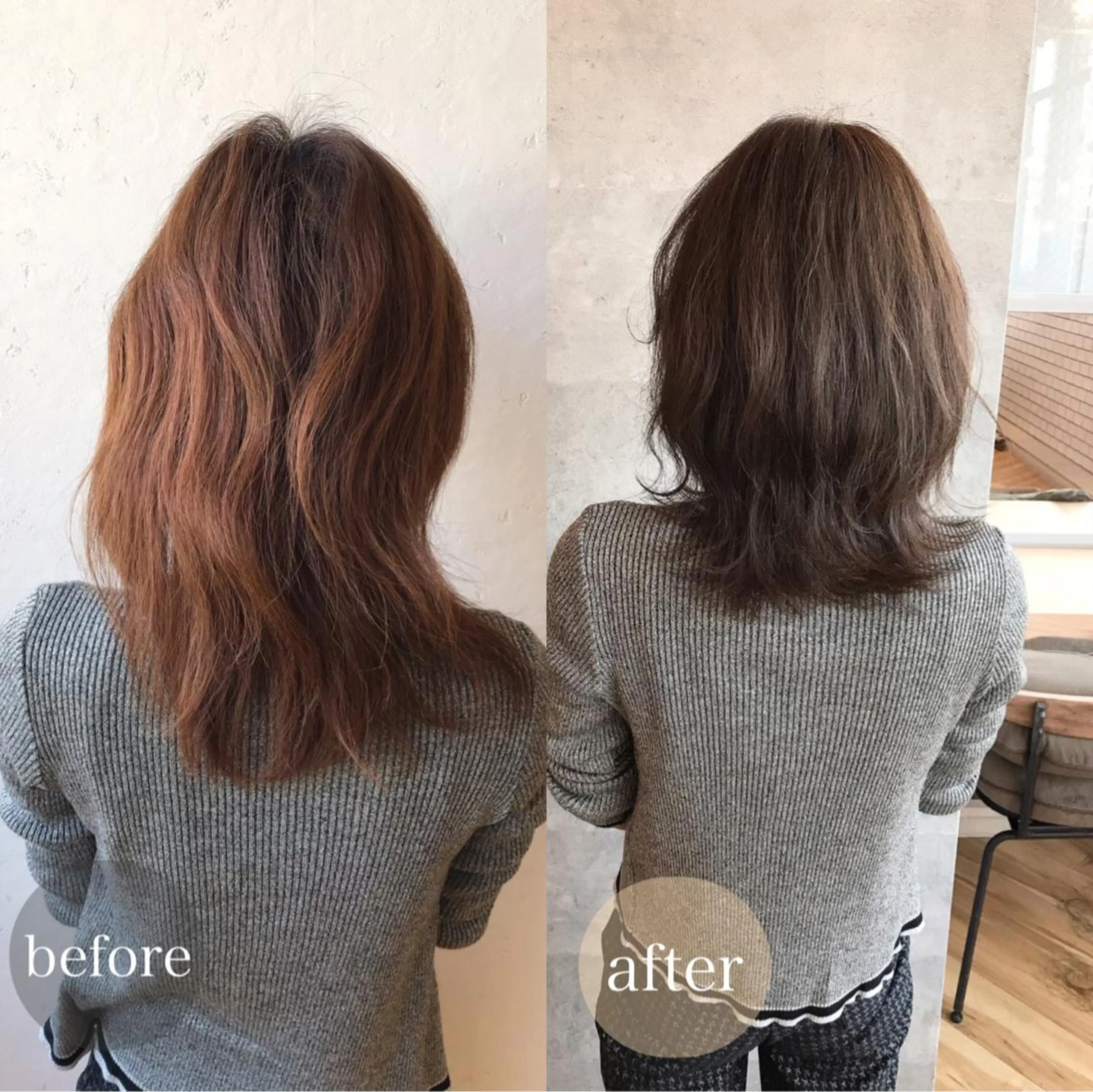 ミディアム カット ヘアカラー トリートメント ヘッドスパ 佐藤優太朗 似合わせ/髪質改善のヘアスタイル