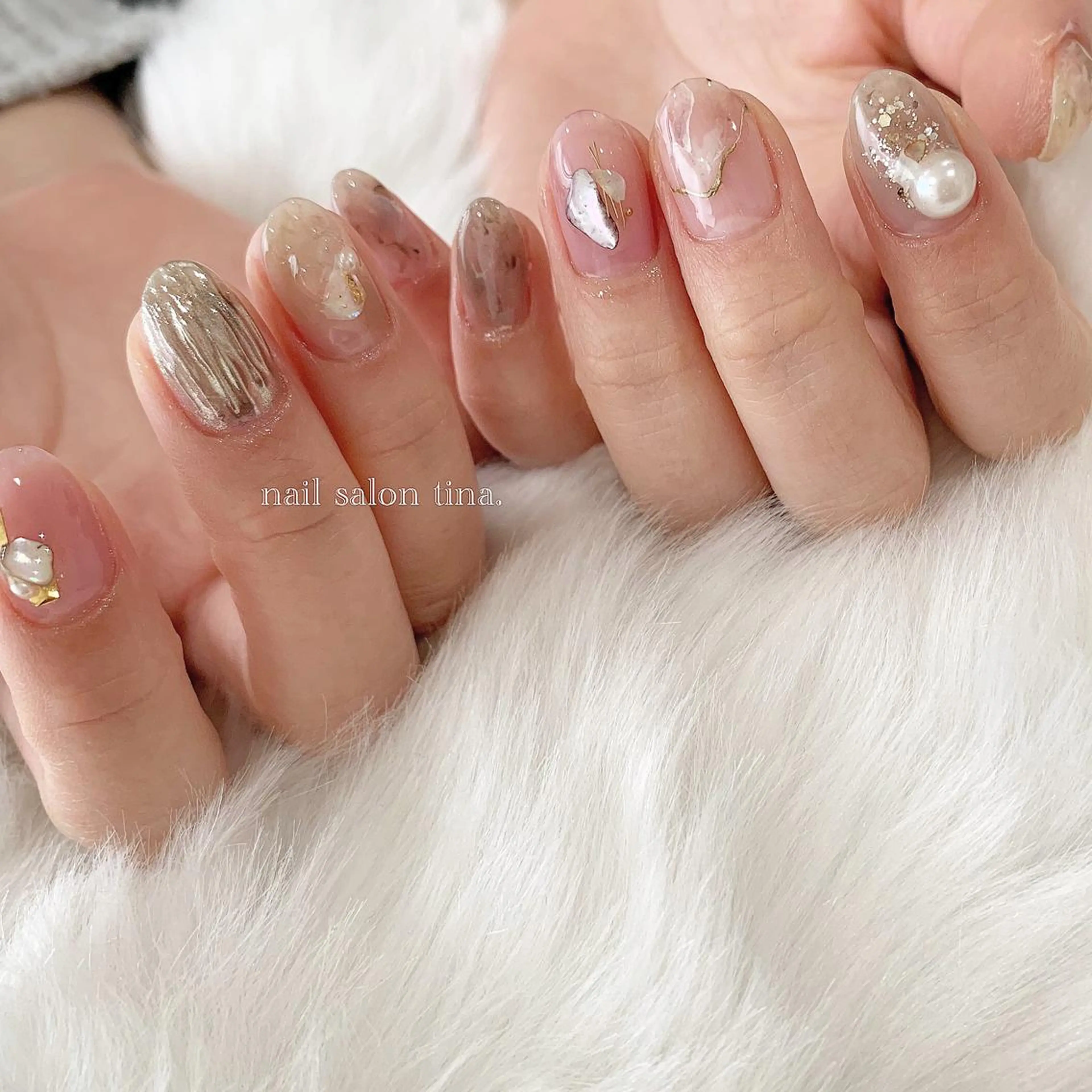 ネイル nail salon tina.所属・中山 はづきのネイルデザイン