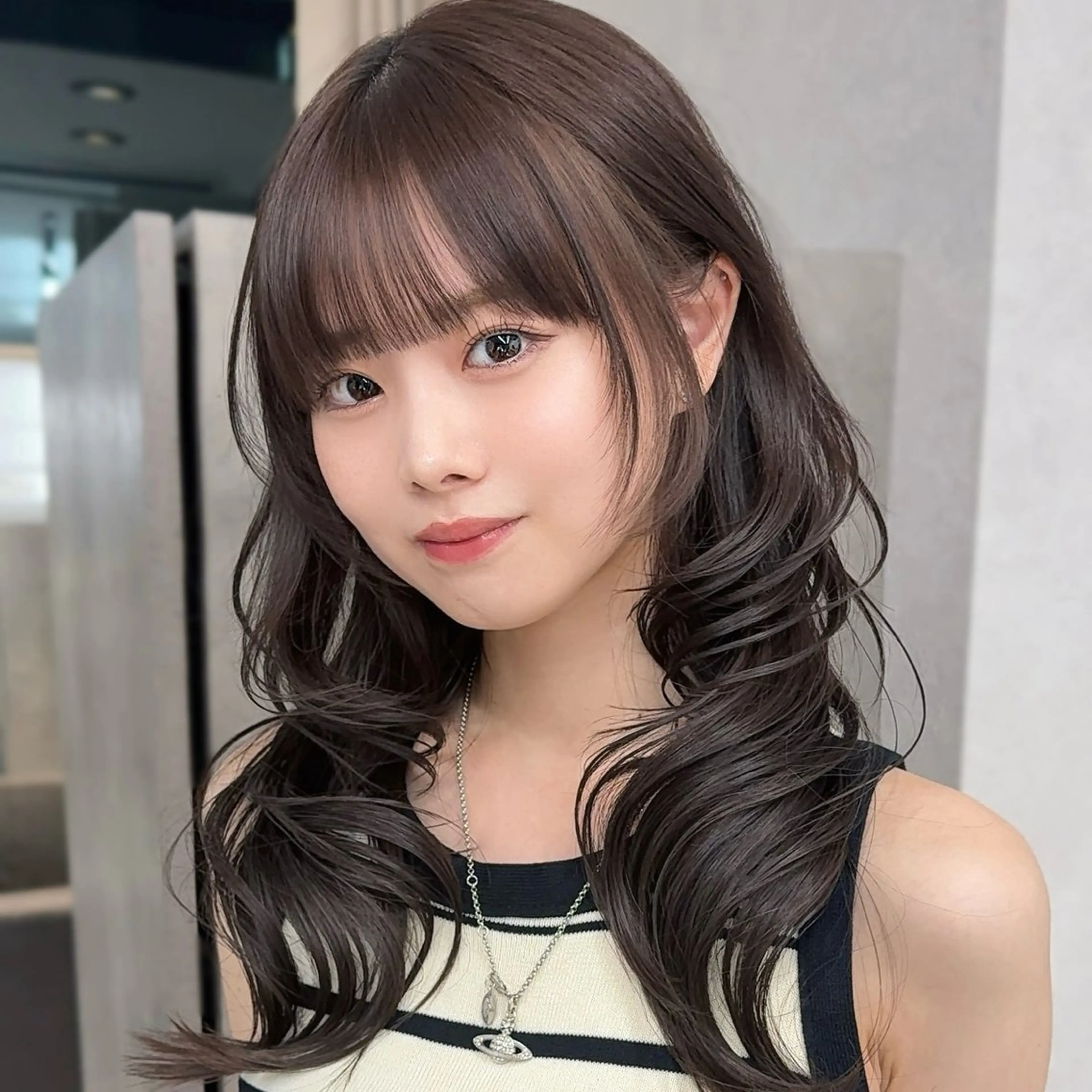 ロング カラー ヘアアレンジ 韓国/髪質改善 カラー✨/りょうがのヘアスタイル