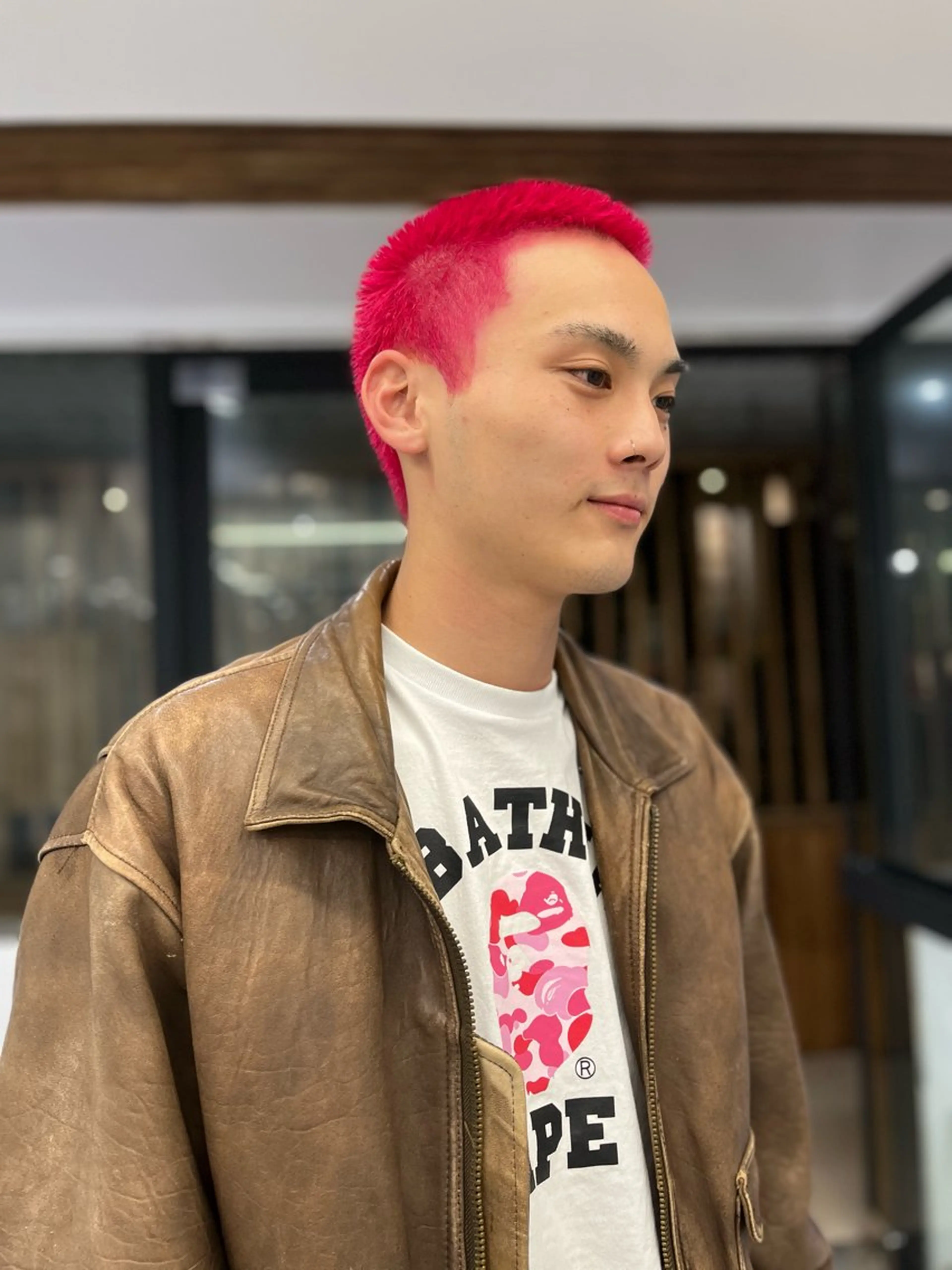 カラー メンズ メンズブリーチ ブリーチ ヘアカラー vicca ekolu所属・🩵ハイトーン/ 海外風/SAKI🩵のヘアスタイル