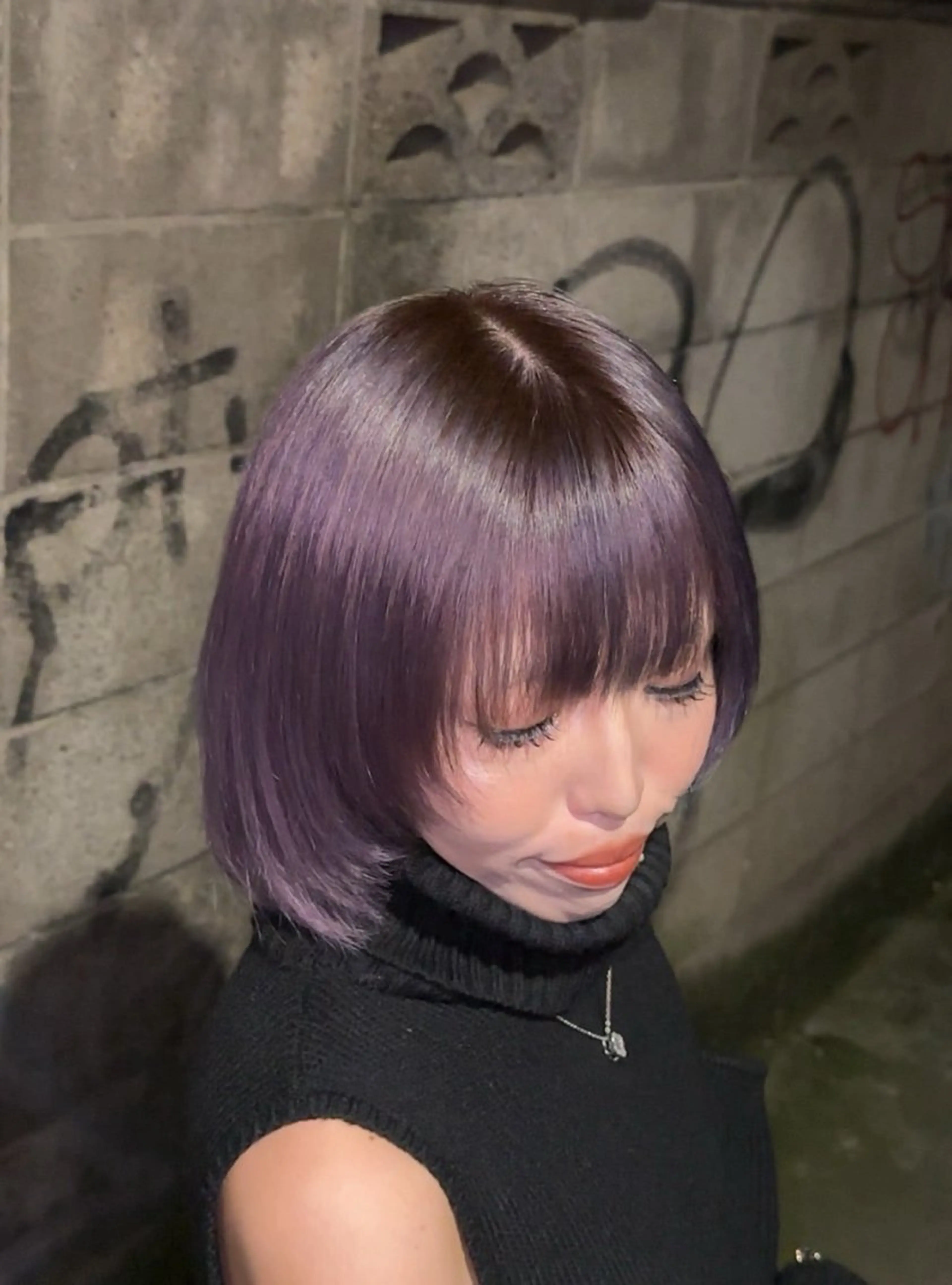 カラー ヘアカラー がわ/推し髪 /ブリーチカラーのヘアスタイル