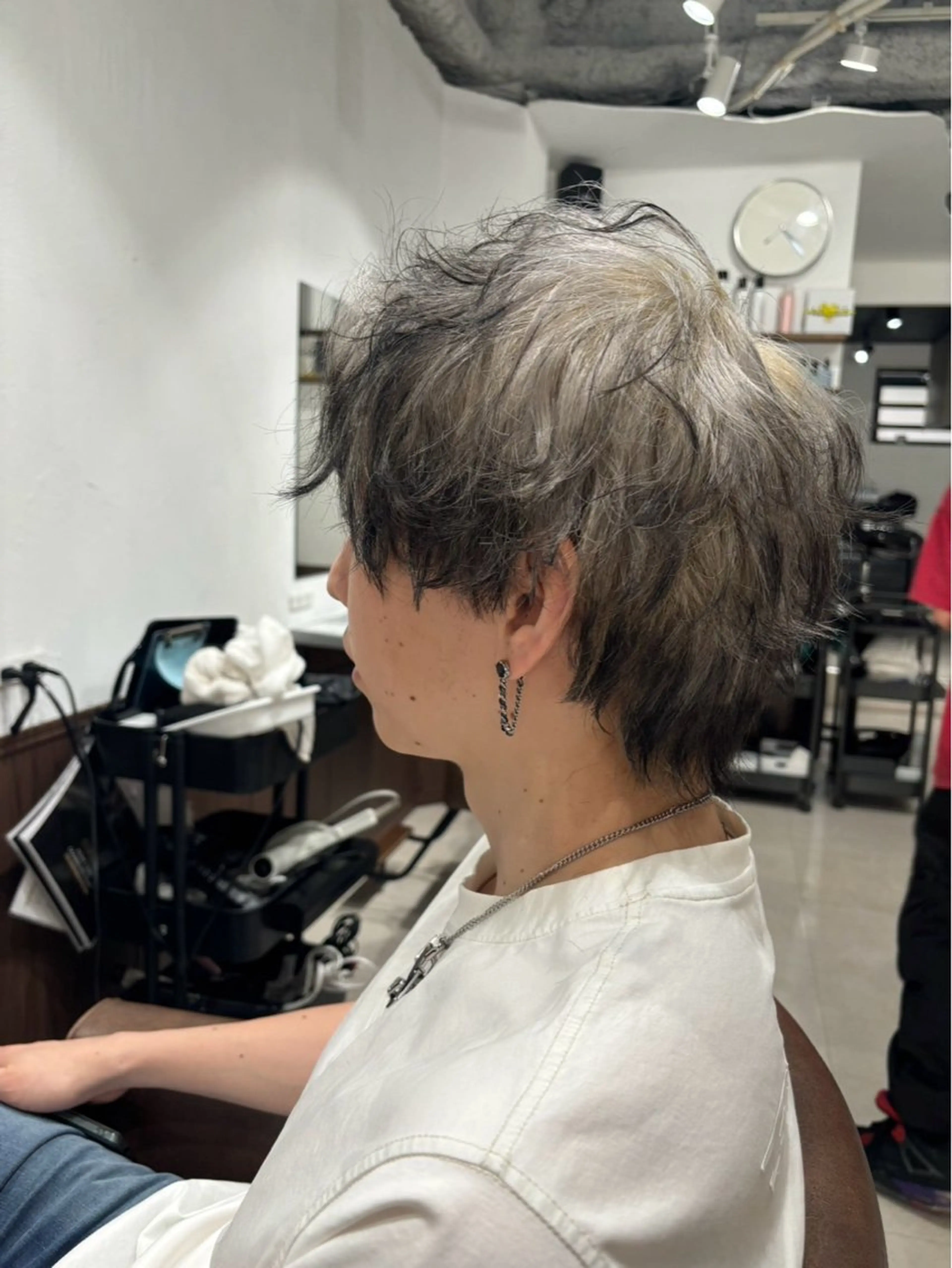 ショート カラー ヘアカラー yuna🫧/ ハイトーン/ブリーチのヘアスタイル