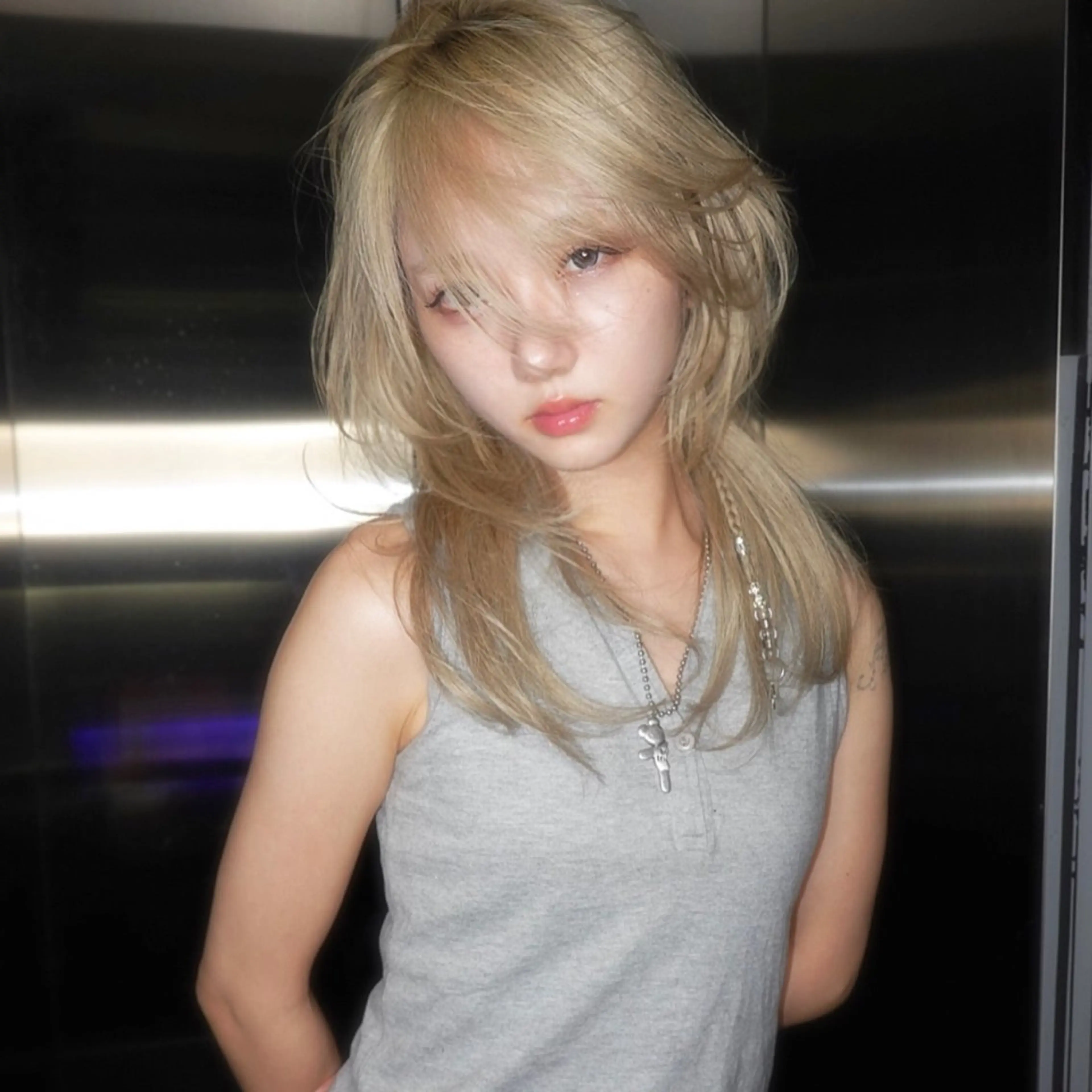 ミディアム ヘアアレンジ カット ヘアカラー エクステ ヘアセット bloc japon所属・ﾌﾞﾚｲｽﾞ˚✧₊⁎ ﾚｲﾔｰToriのヘアスタイル