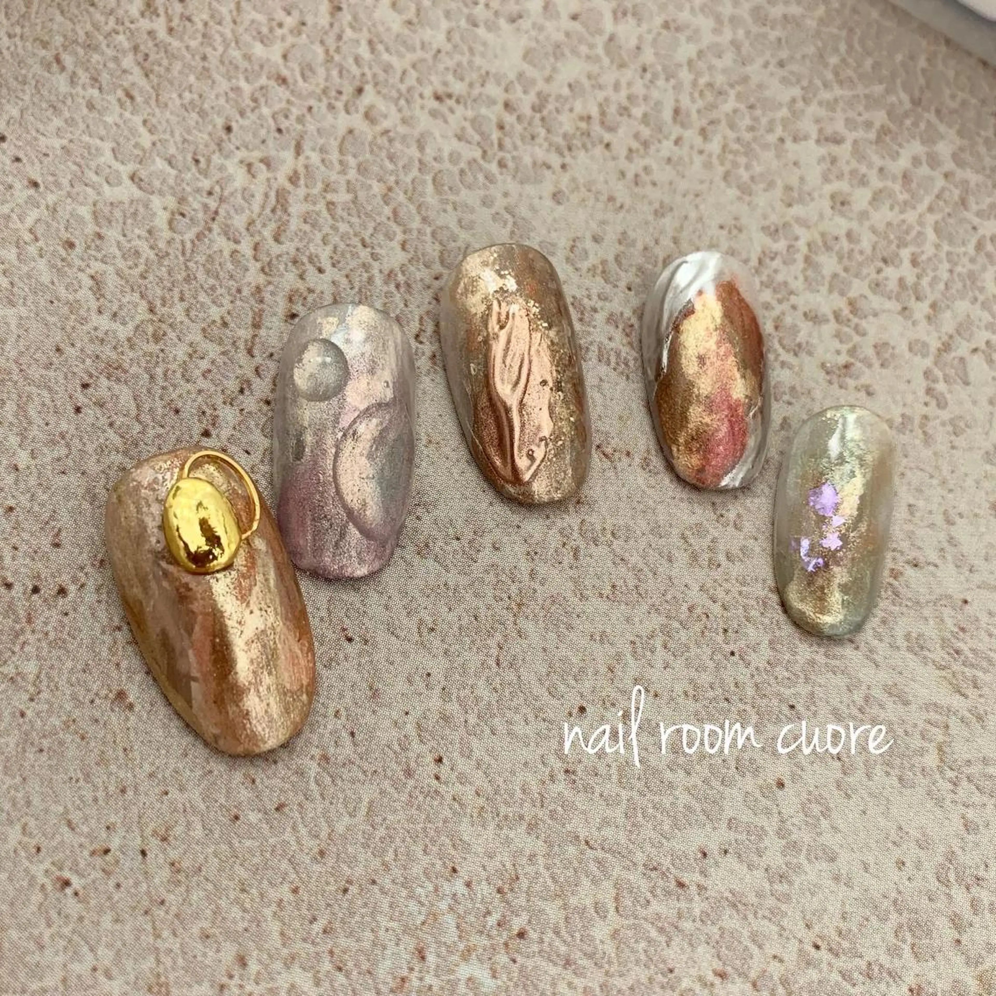 ネイル ニュアンスネイル nail room  cuore所属・松尾 典子のネイルデザイン