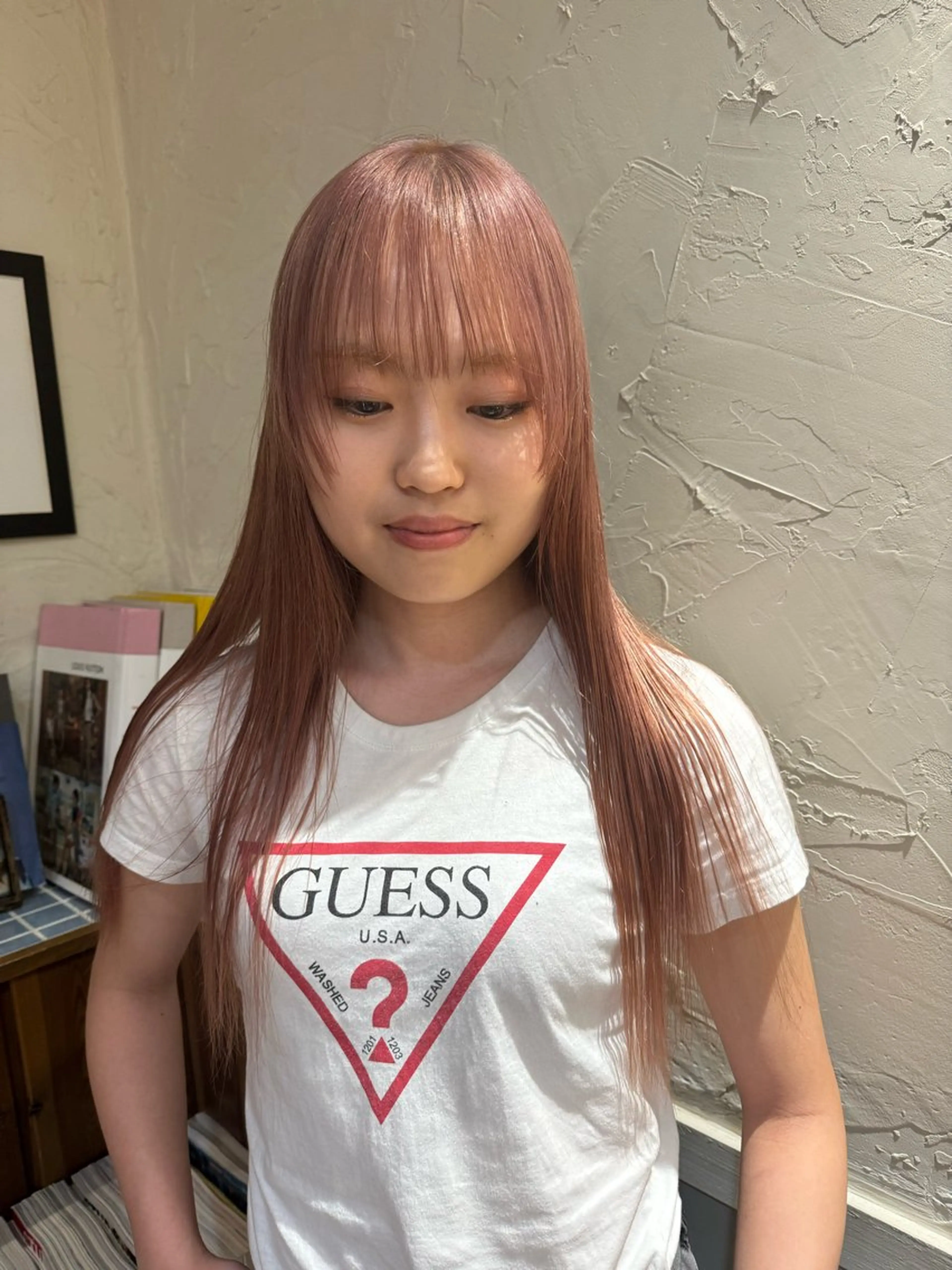 セミロング カラー ヘアカラー kai 今泉　Musiiikのヘアスタイル