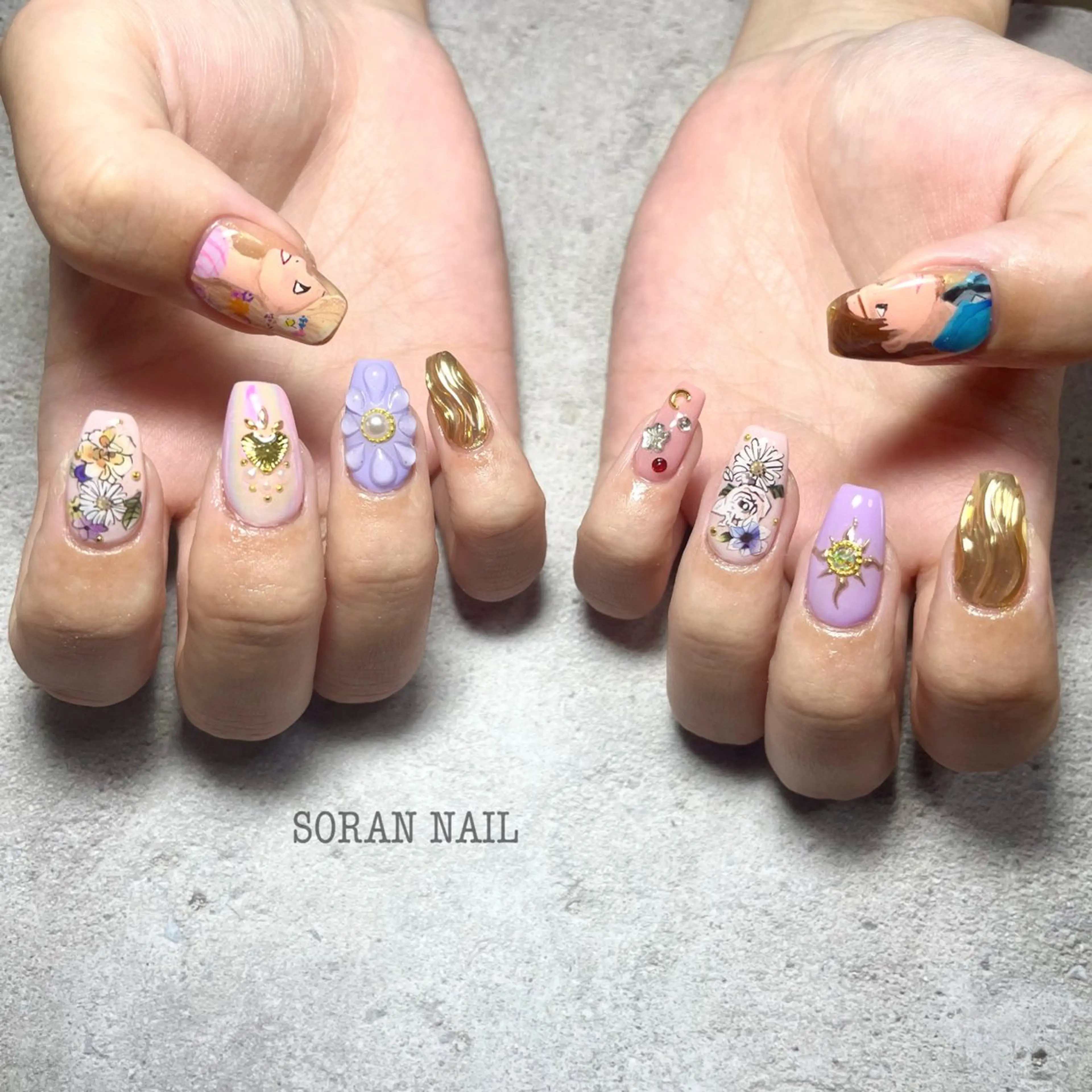 ハンドネイル soran nailのネイルデザイン