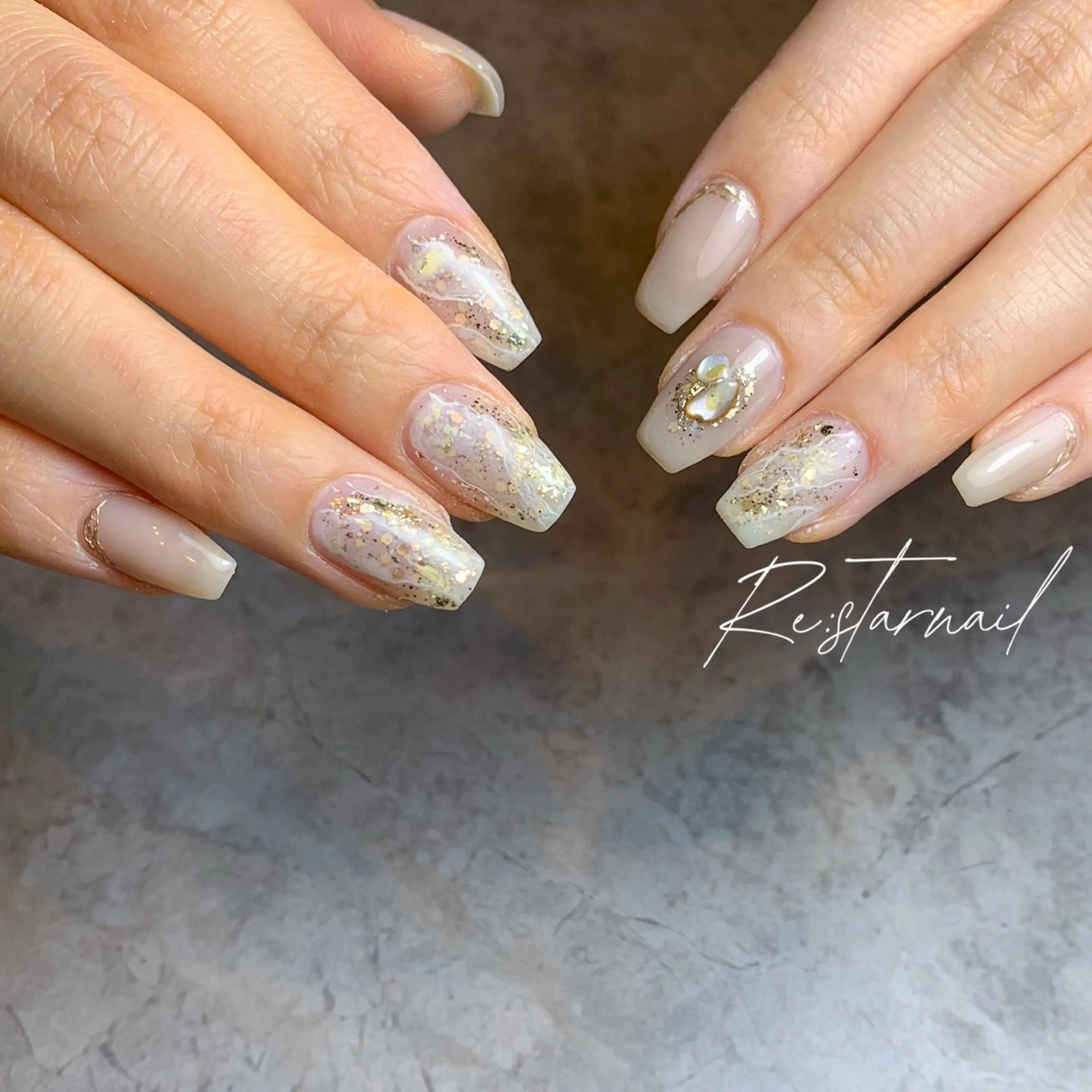 ネイル ニュアンスネイル ハンドネイル Re:star nailのネイルデザイン