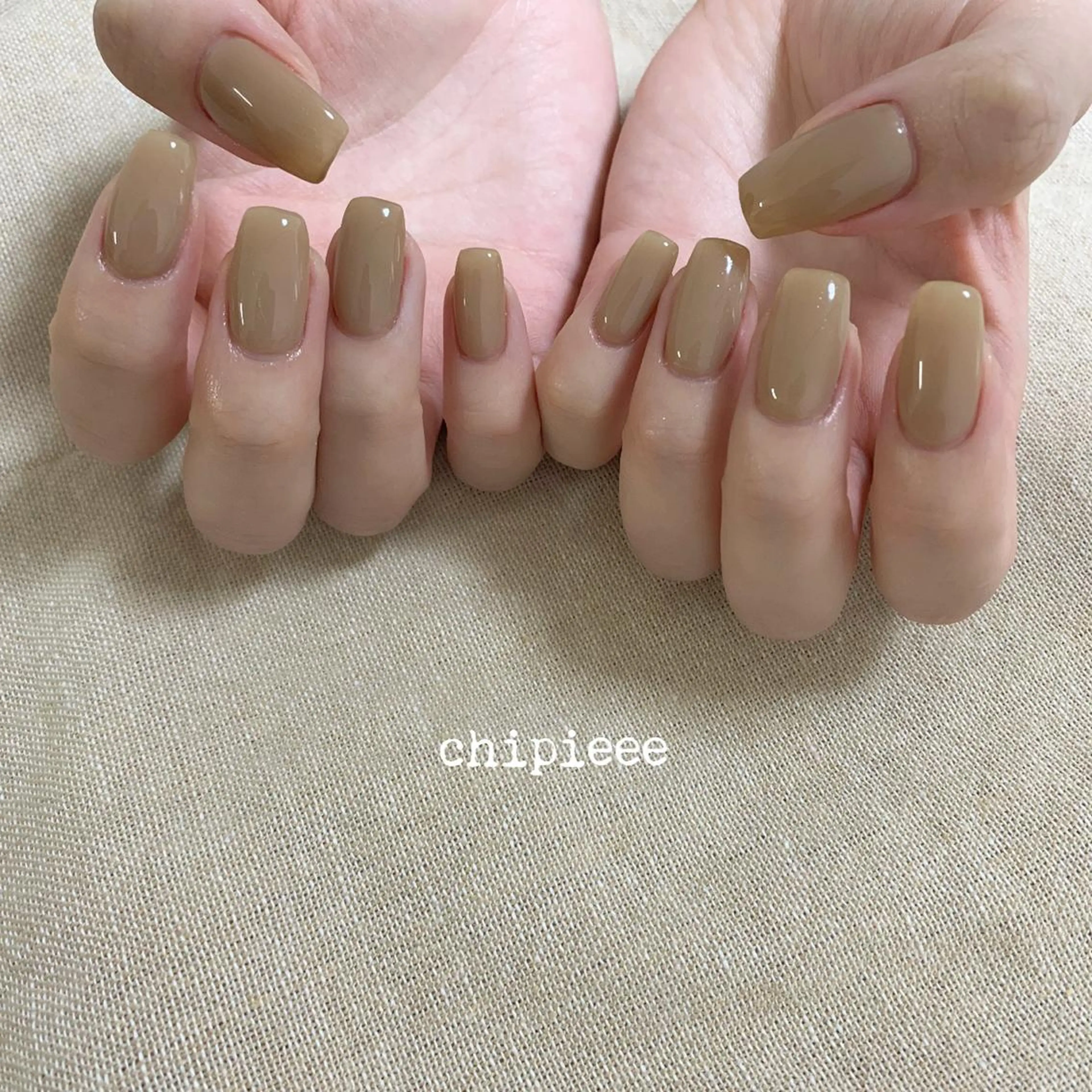 ネイル ジェルネイル ワンカラーネイル シンプルネイル charme所属・. SHIORIのネイルデザイン