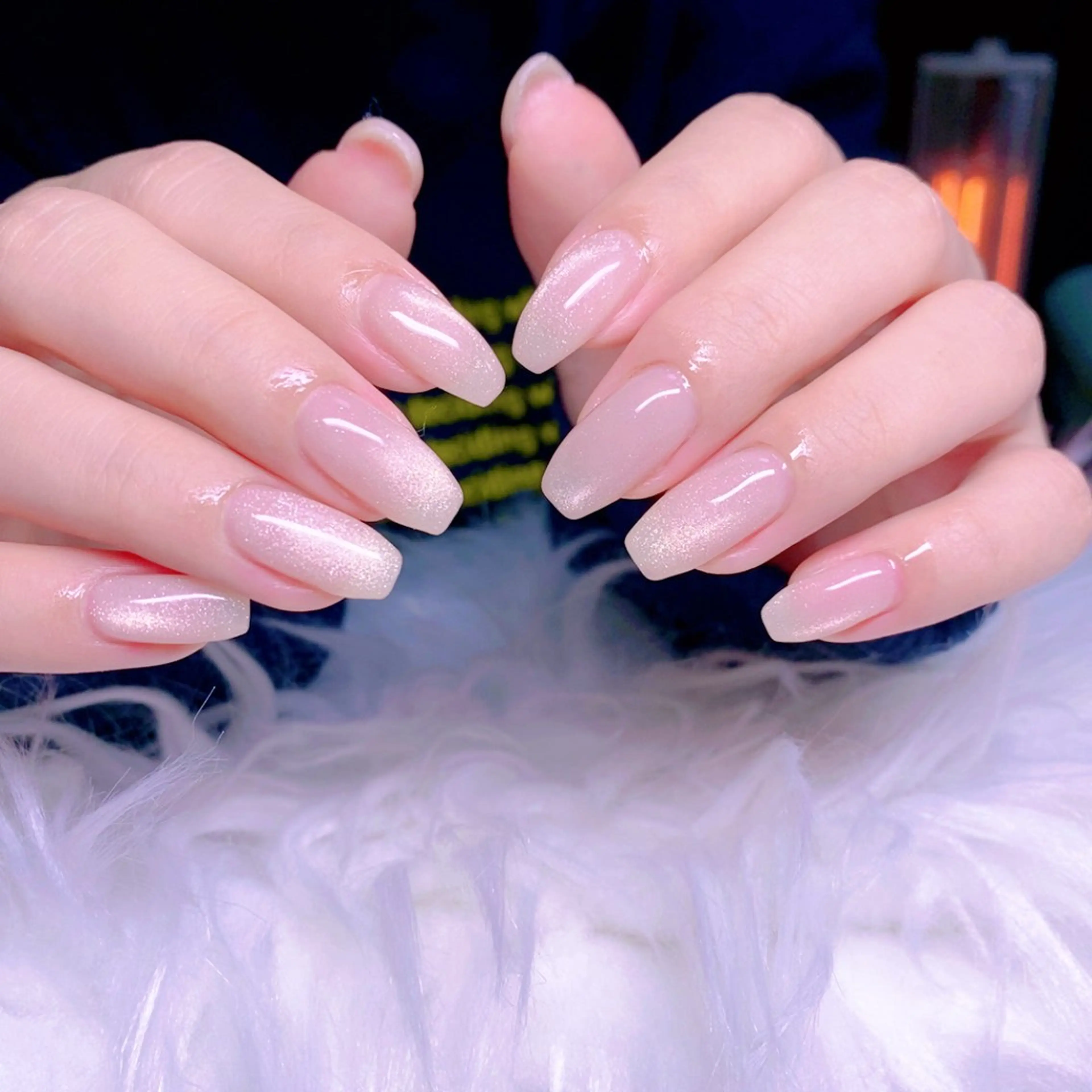 ネイル マグネットネイル シンプルネイル 冬ネイル ハンドネイル Nail Yunaのネイルデザイン