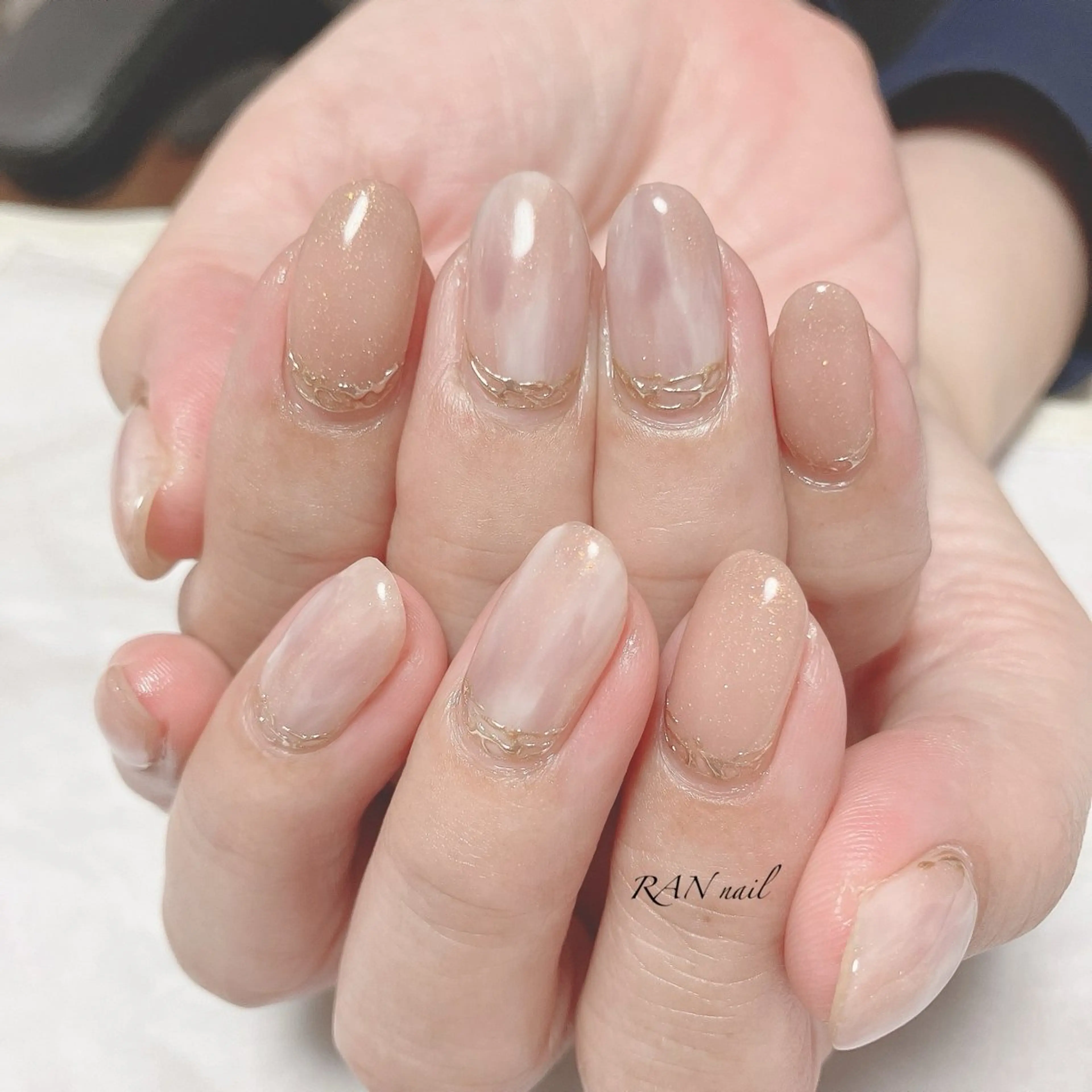 ネイル キラキラネイル ミラーネイル ニュアンスネイル オフィスネイル ショートネイル ハンドネイル フットネイル RAN nail 〜ランネイル〜所属・RAN nailのネイルデザイン