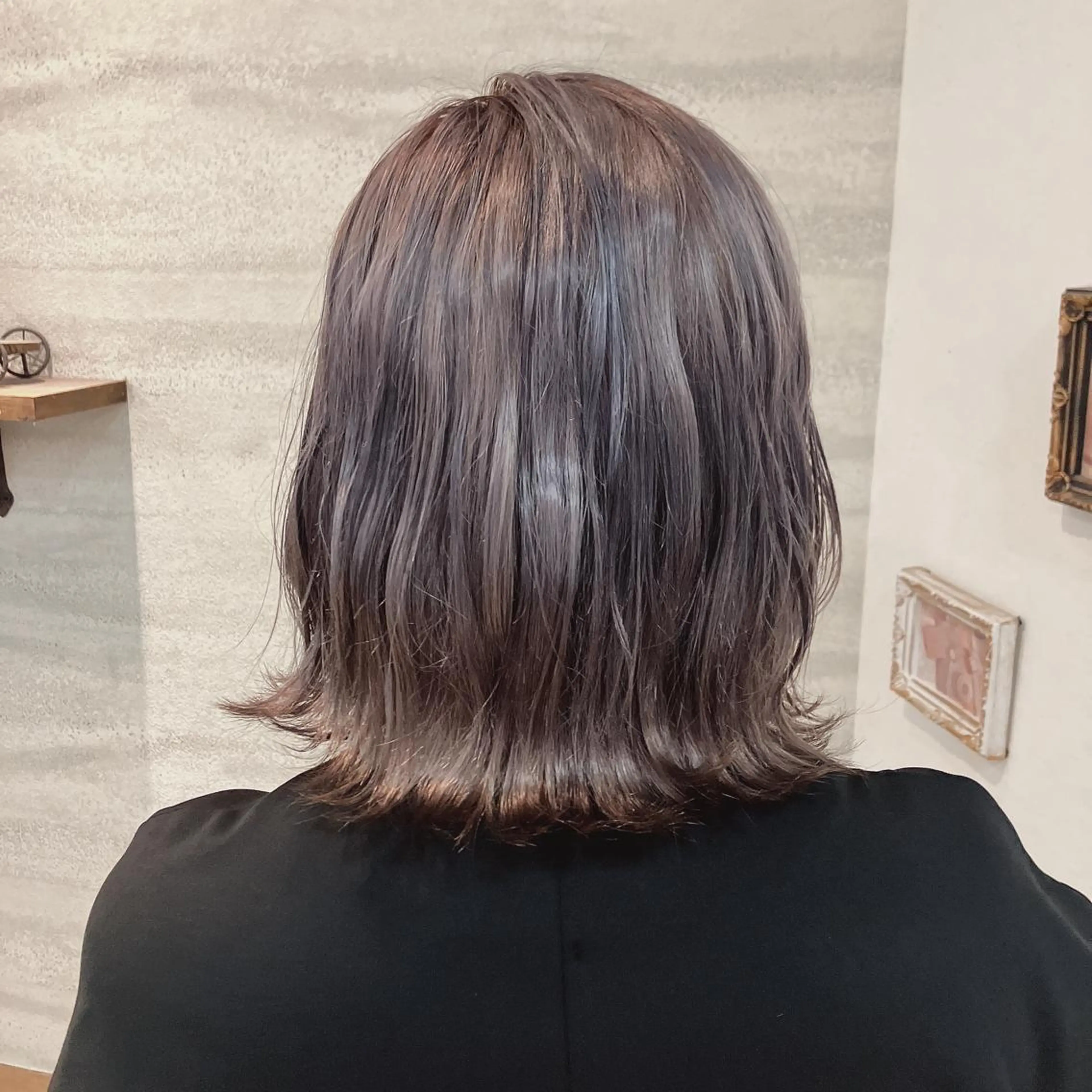 カラー ベージュカラー えばら まい/attraのヘアスタイル