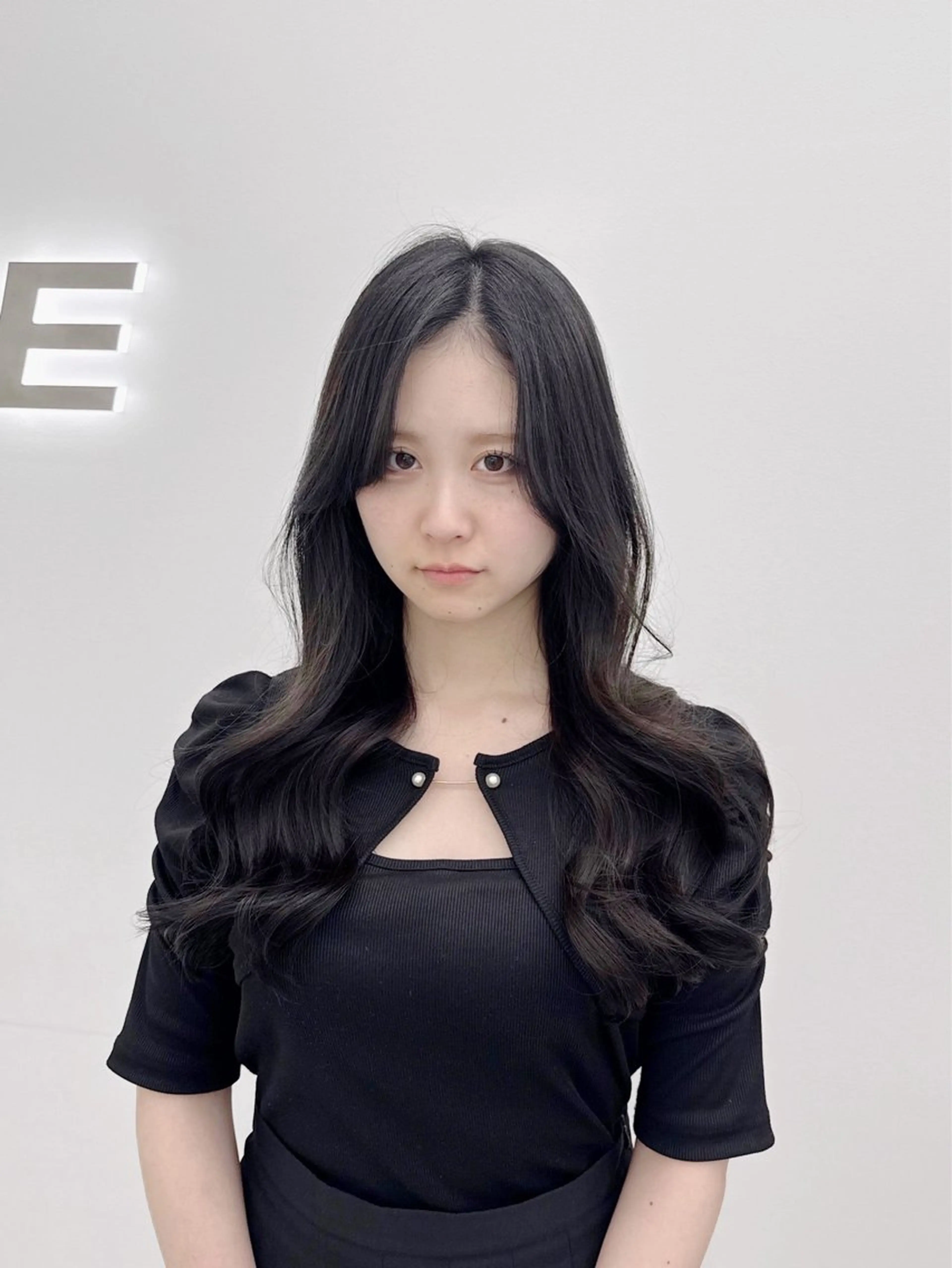 ロング 🤍韓国暗髪 レイヤー🤍きょうのヘアスタイル