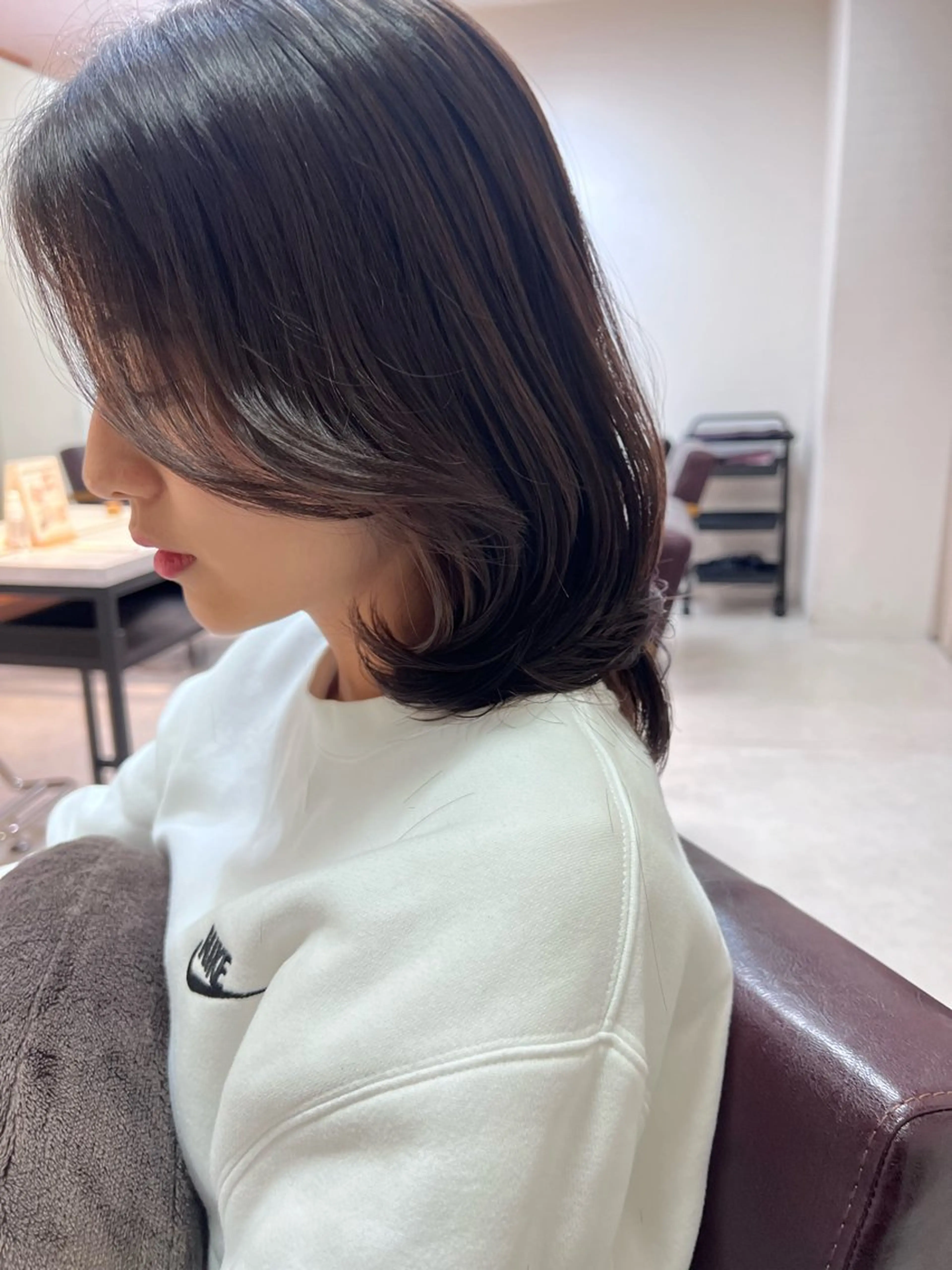 セミロング 🫧‪満足度100% 🫧美髪矯正OMAEのヘアスタイル
