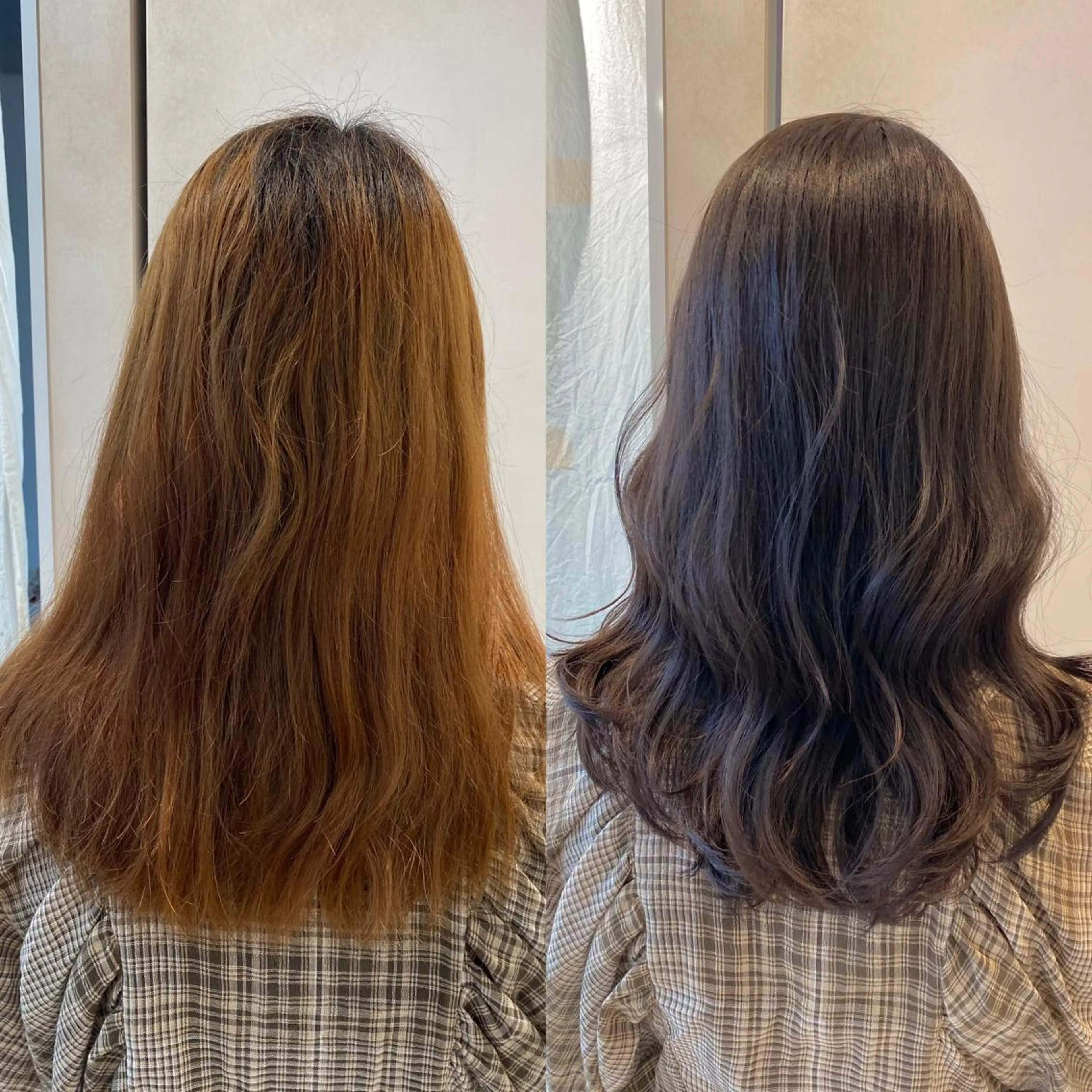 セミロング カラー On所属・顔まわりカット🌟 くびれヘア/寺門遥輝のヘアスタイル