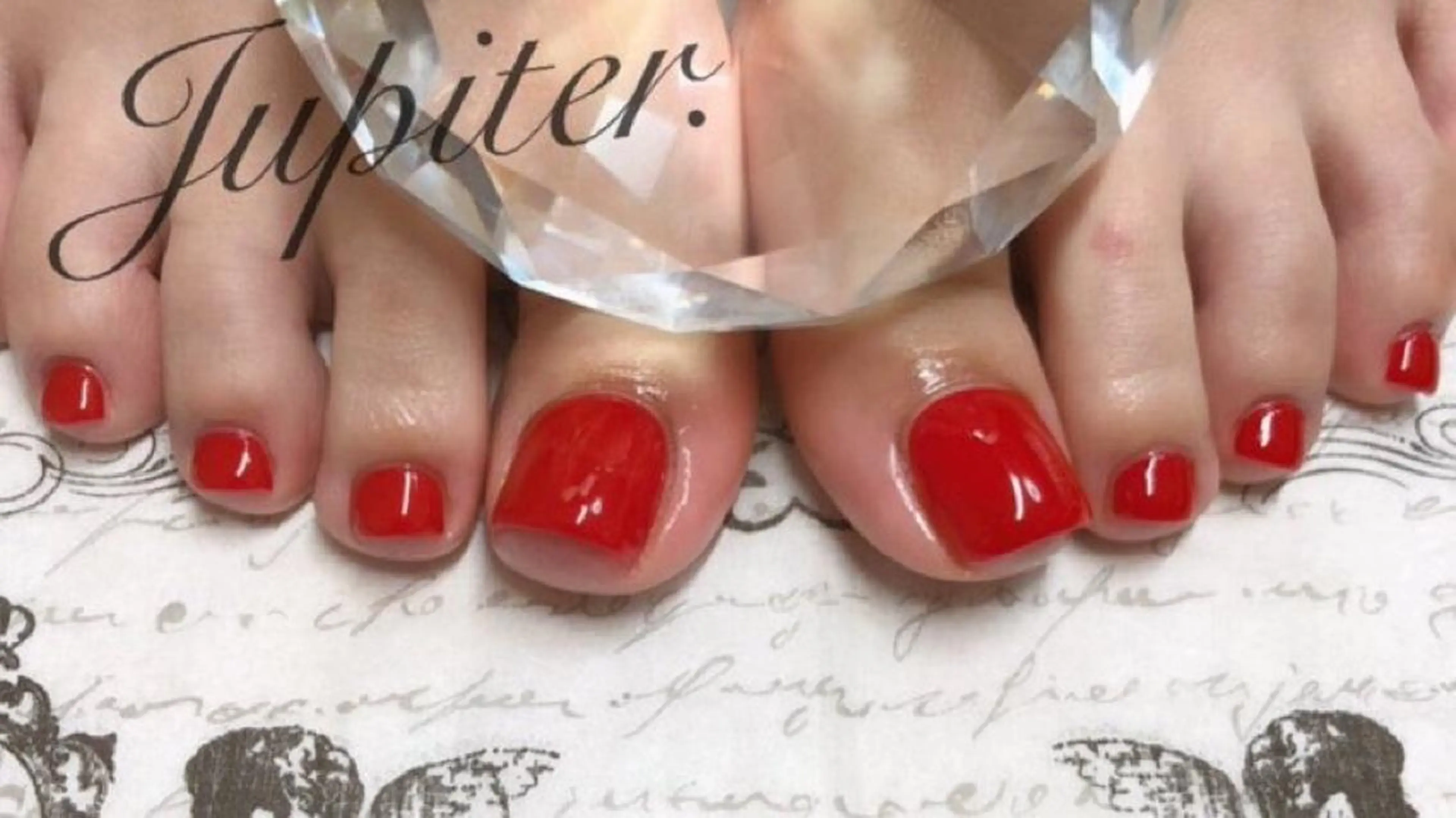 ネイル フットネイル ワンカラーネイル フットネイル PrivateSalon Jupiter所属・Jupiter .のネイルデザイン