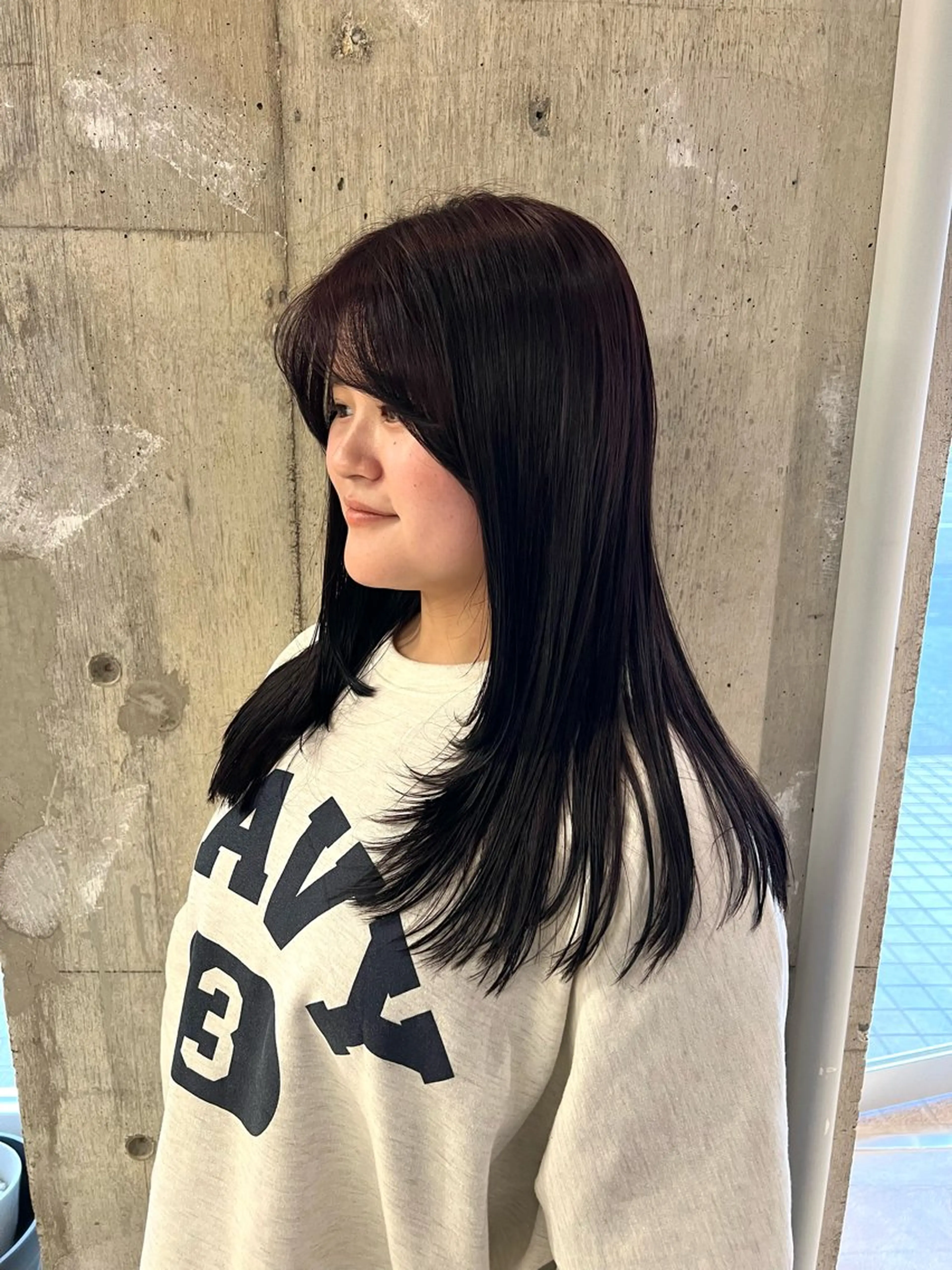 ロング カラー piilo. かわい  なつみのヘアスタイル