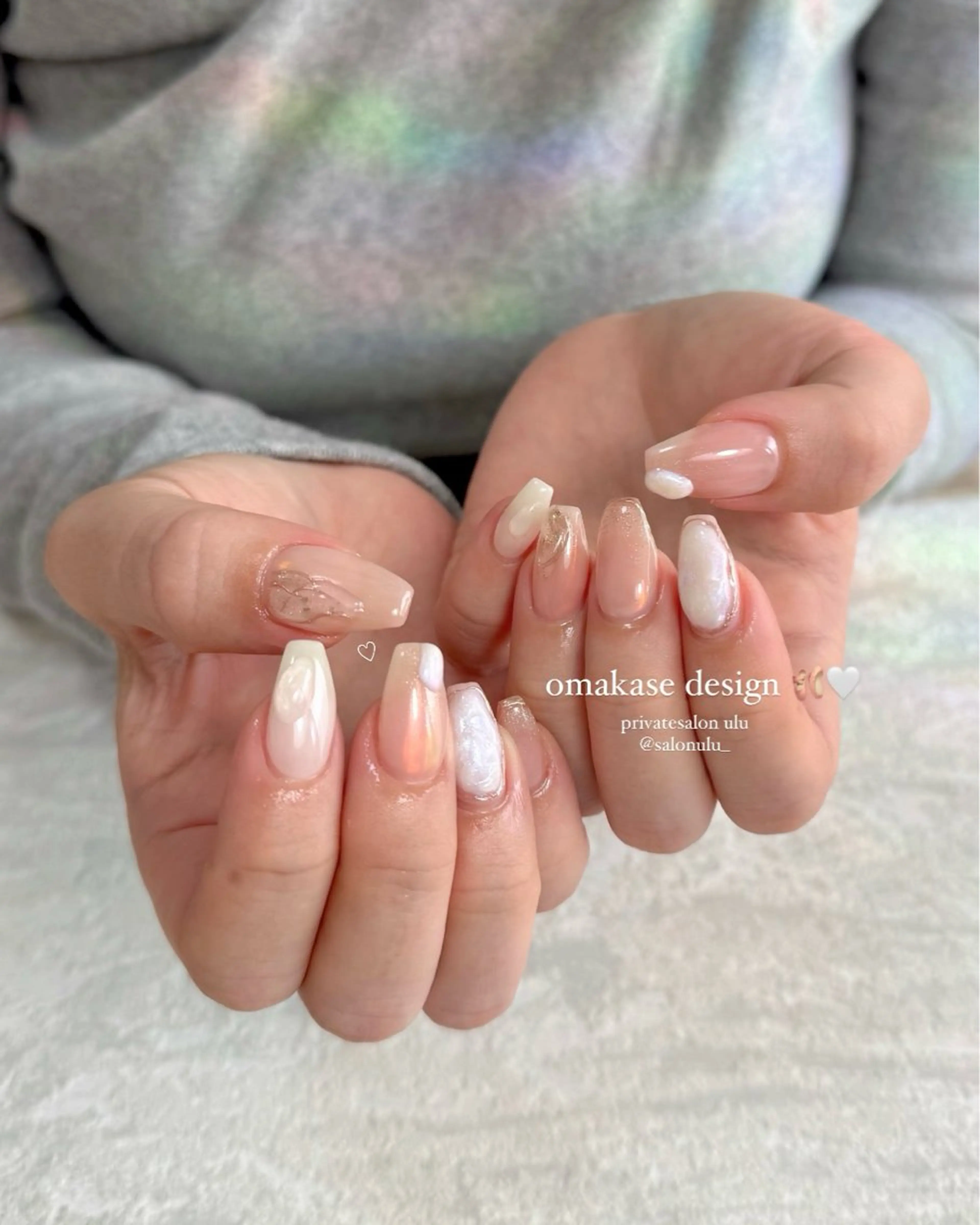 ネイル ハンドネイル private salon uluのネイルデザイン