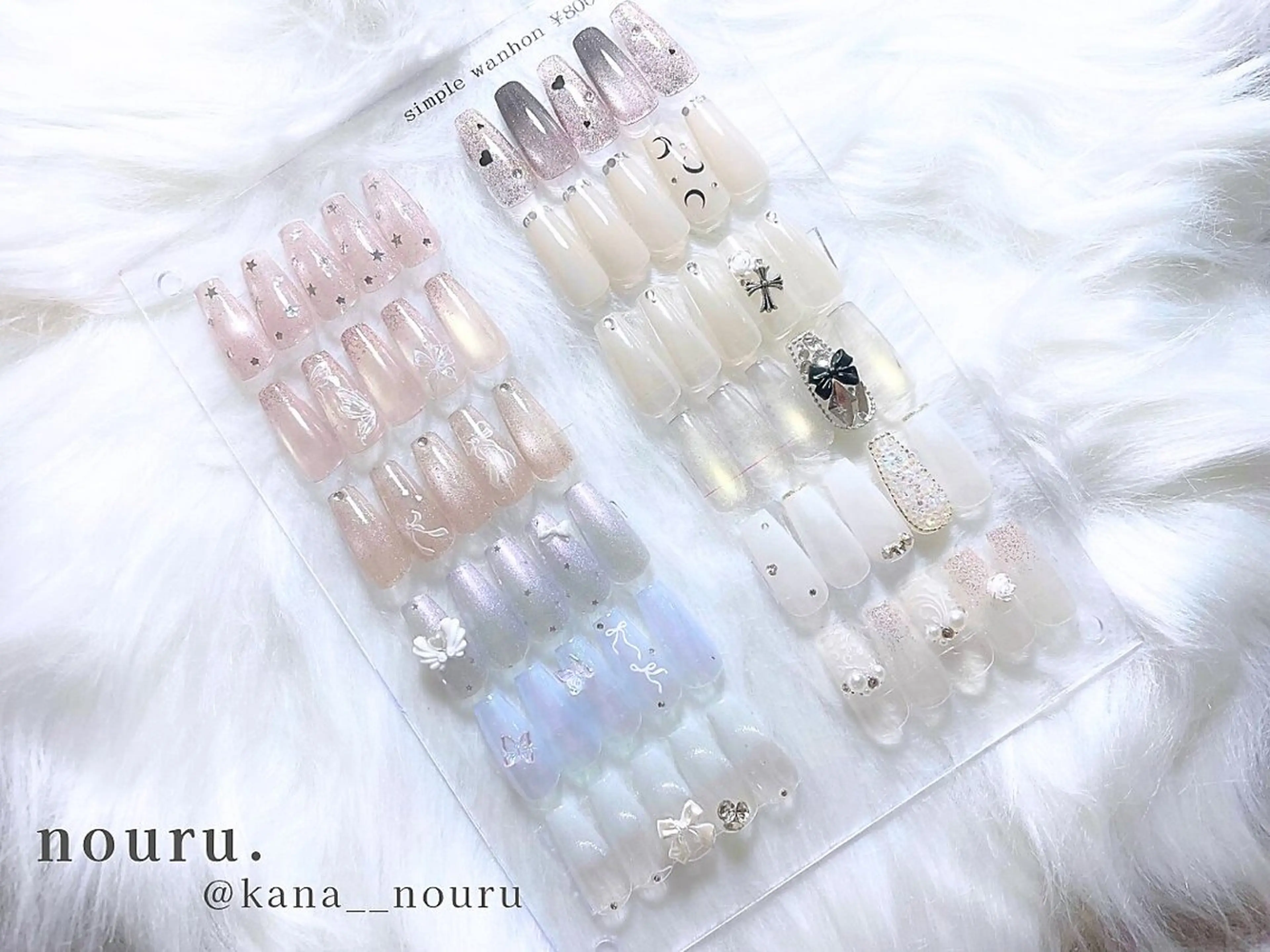 オフなし✨シンプルワンホンネイル◆24種¥7000の写真