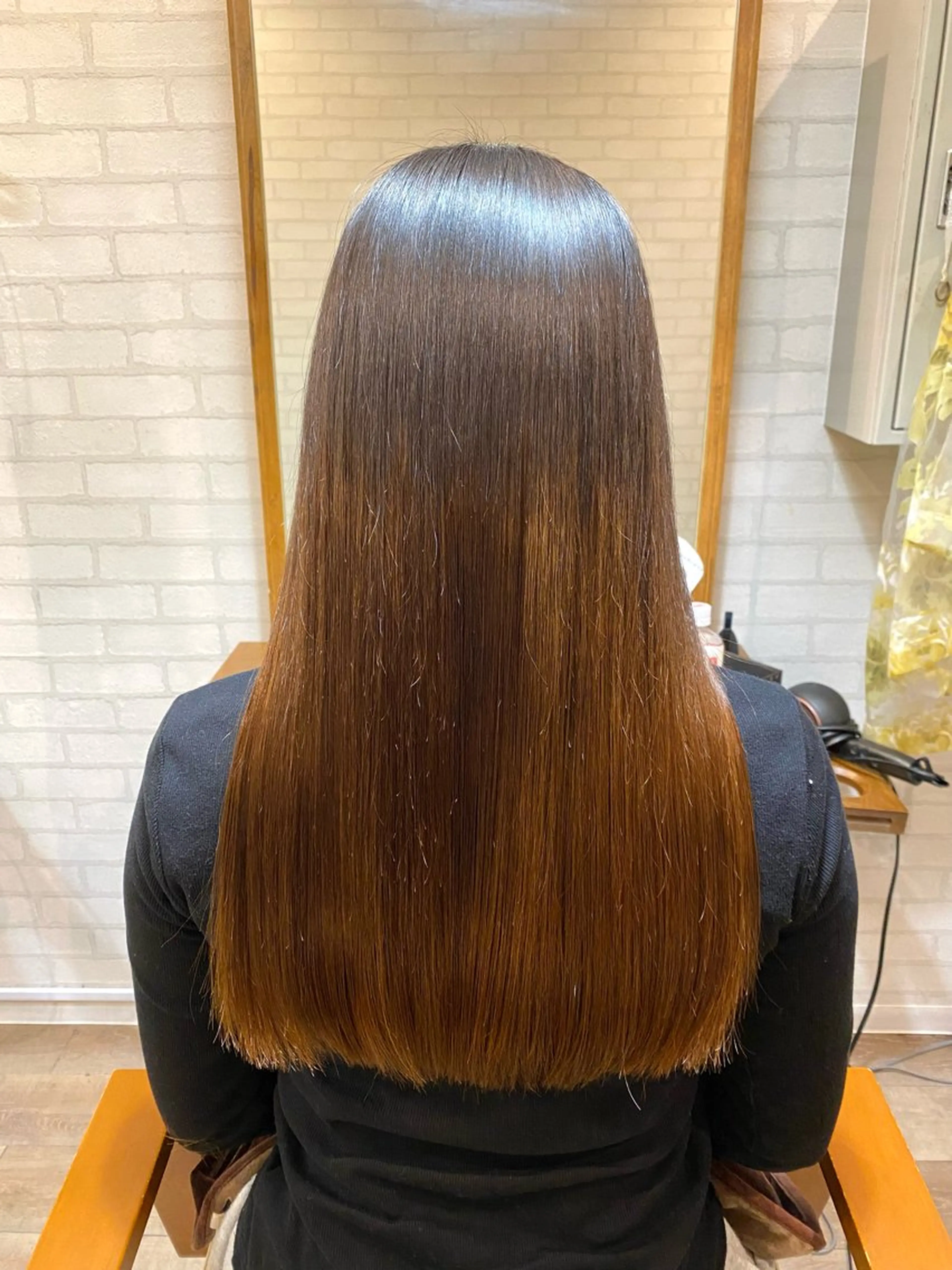 ロング カット 縮毛矯正 Aujuaソムリエ 🎨‎♡HARUのヘアスタイル