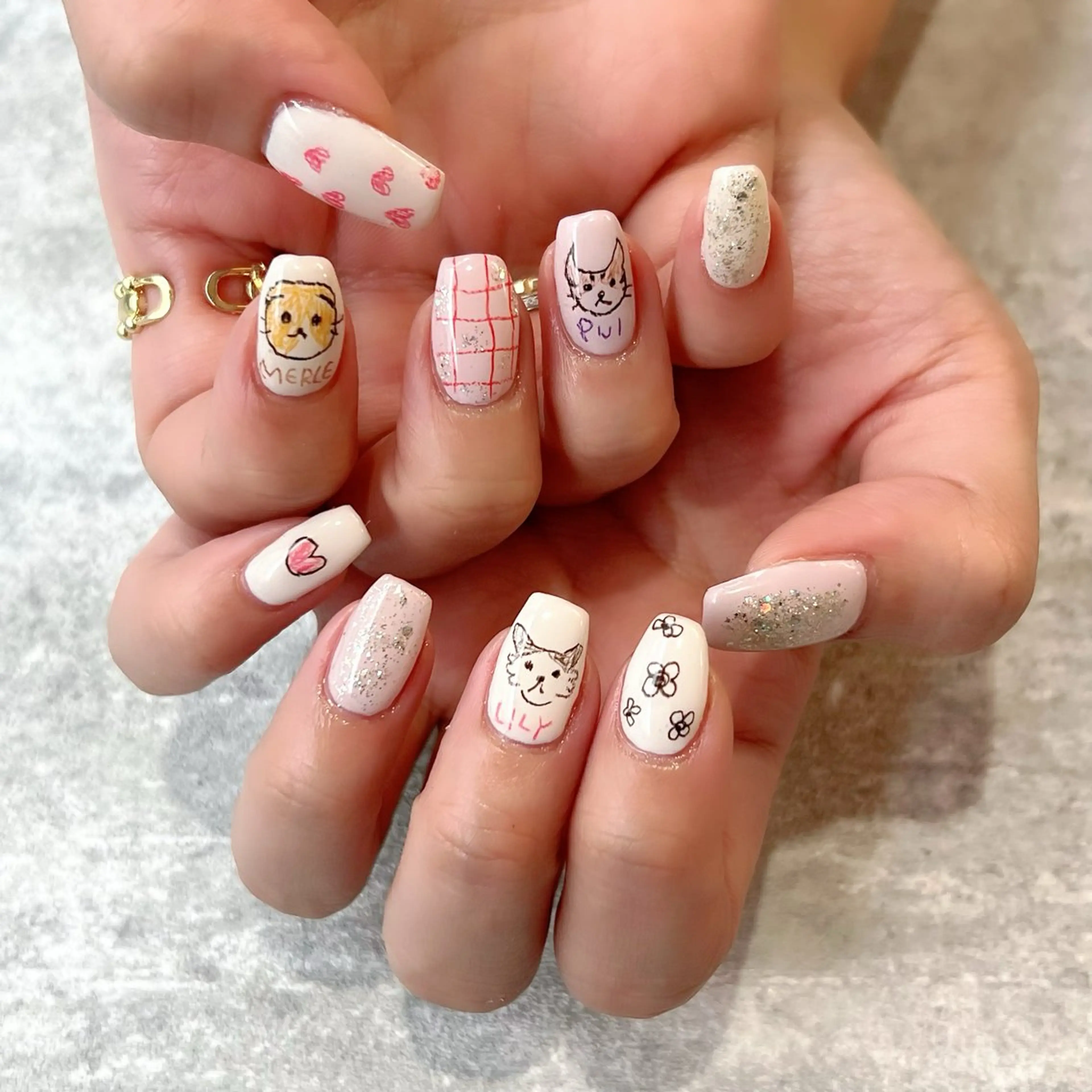 ネイル ハンドネイル 《カメレオン》 西田美輝のその他イメージ