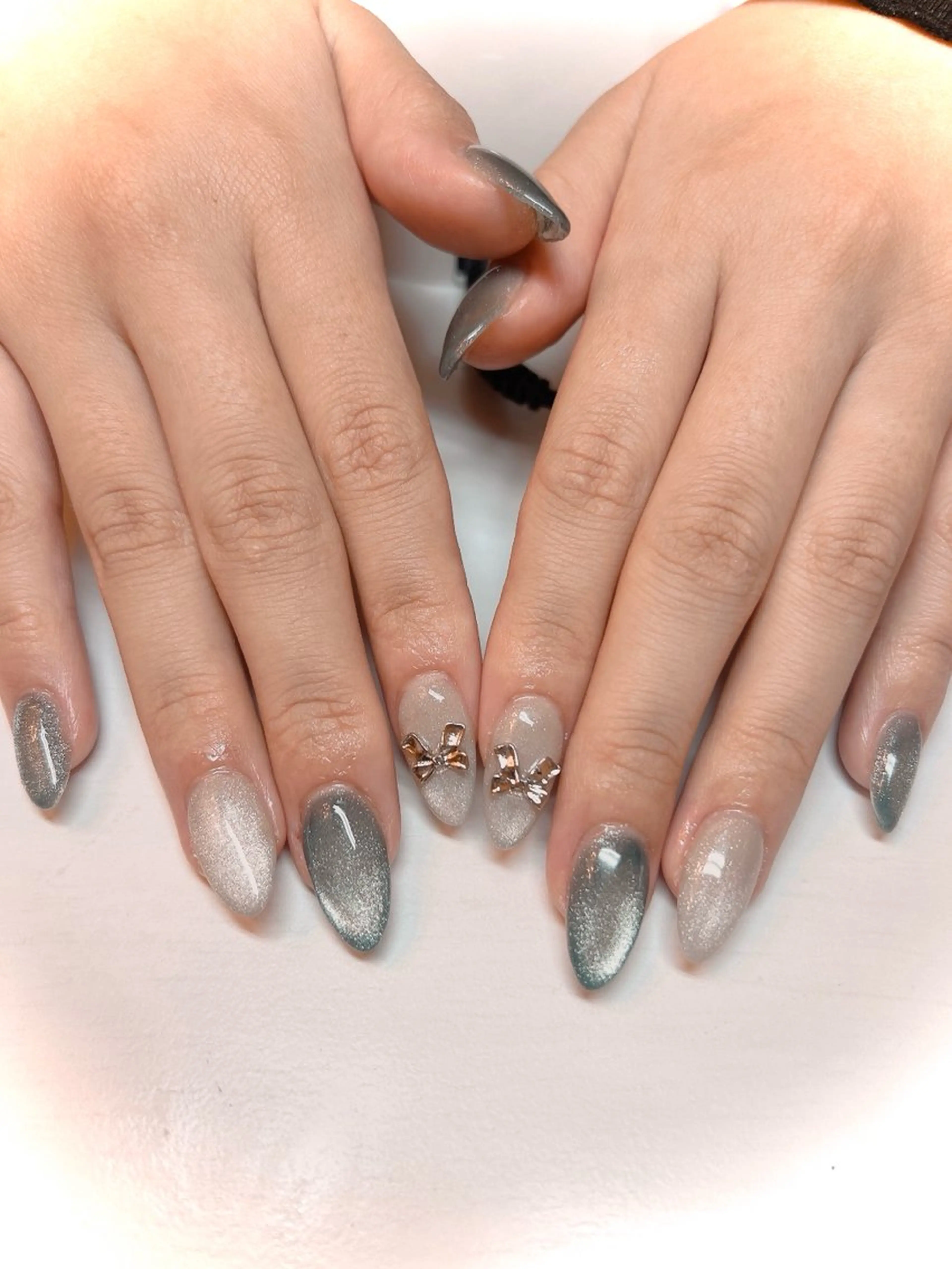 ネイル 長さ出し ハンドネイル ecru Nailのネイルデザイン