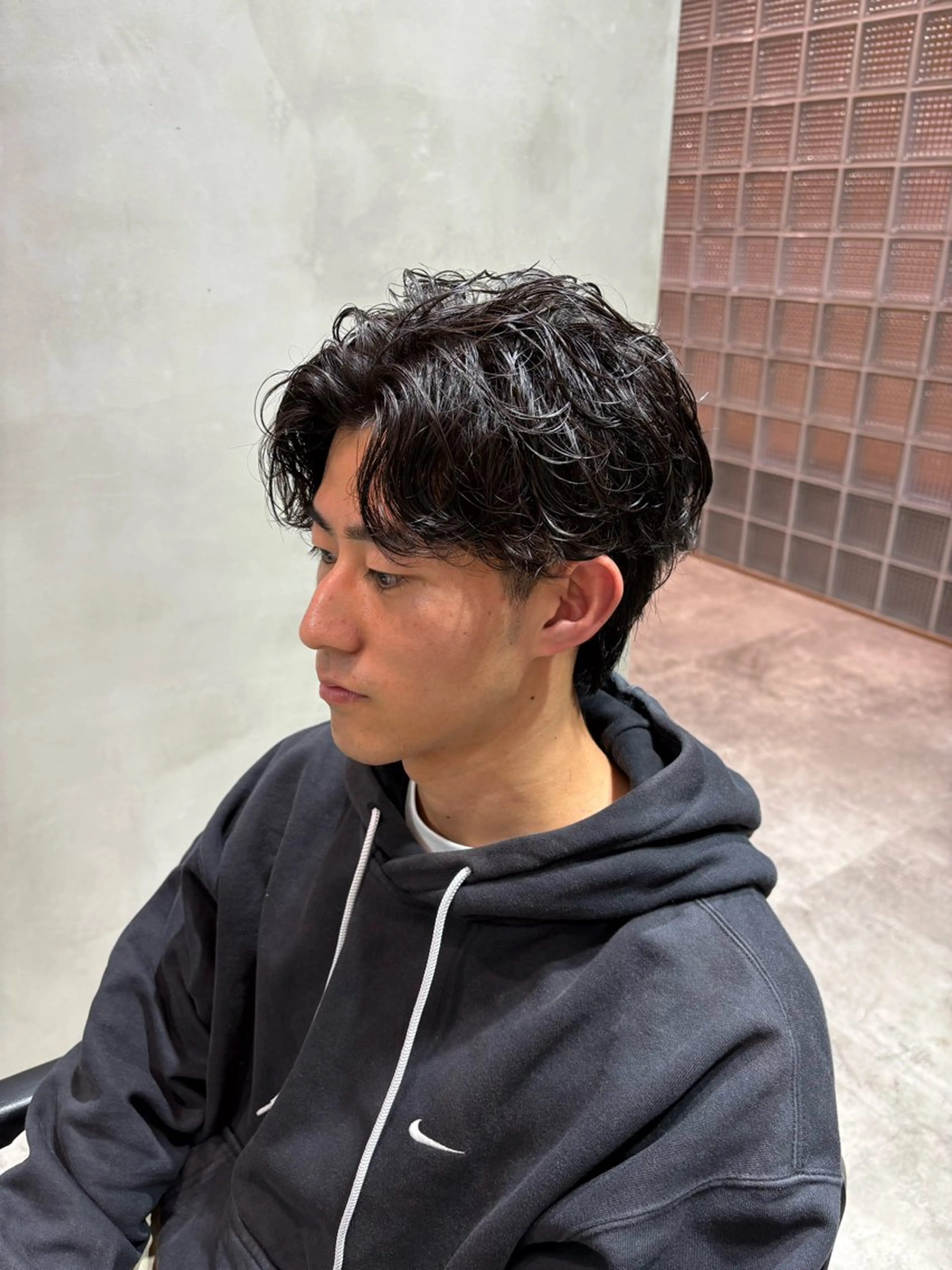 ミディアム パーマ カット パーマ fifth/渋谷/ パーマ/イクミのヘアスタイル