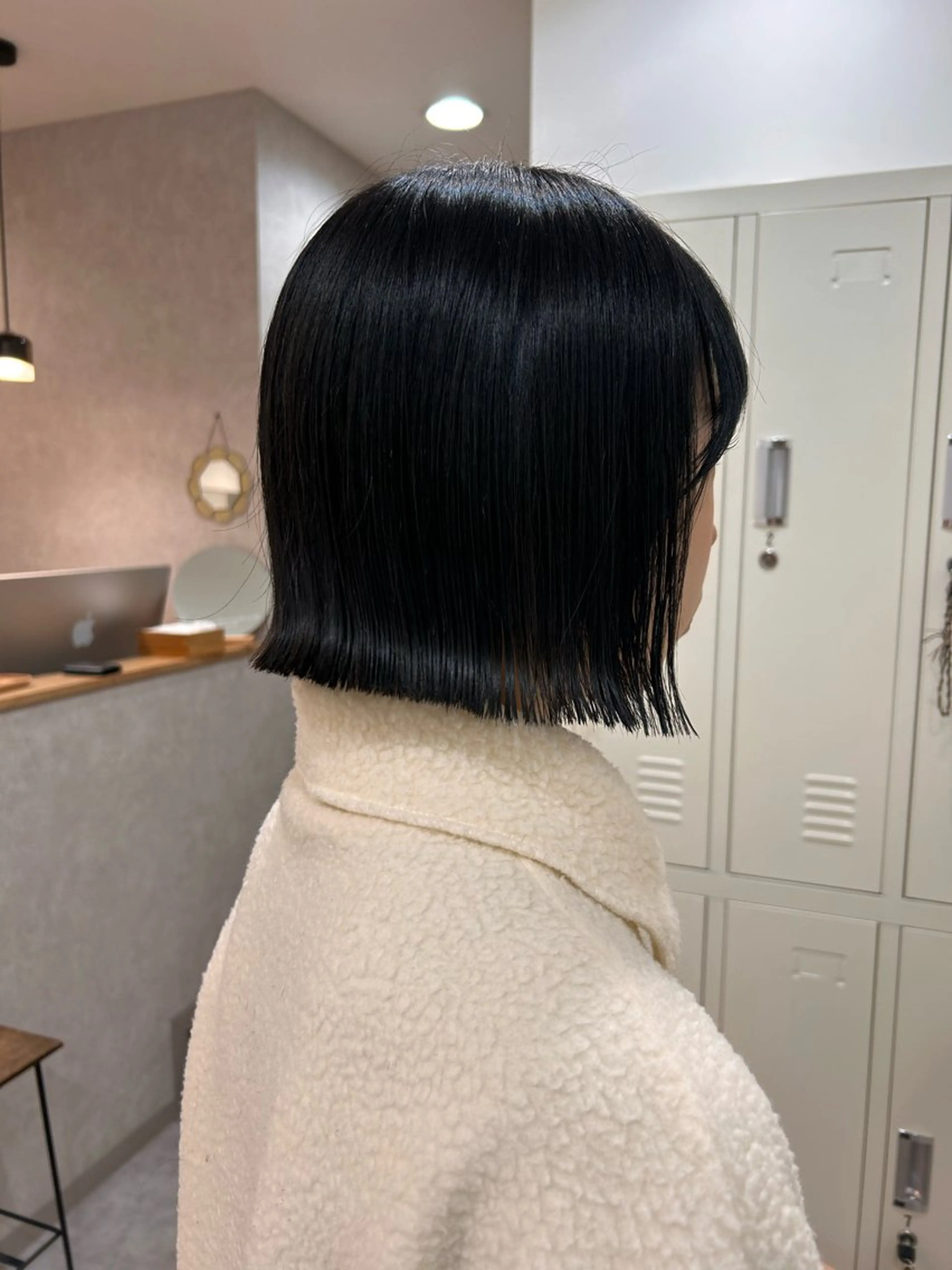 ショート カラー 黒髪 ボブ カット 🤍garden🤍 keiのヘアスタイル