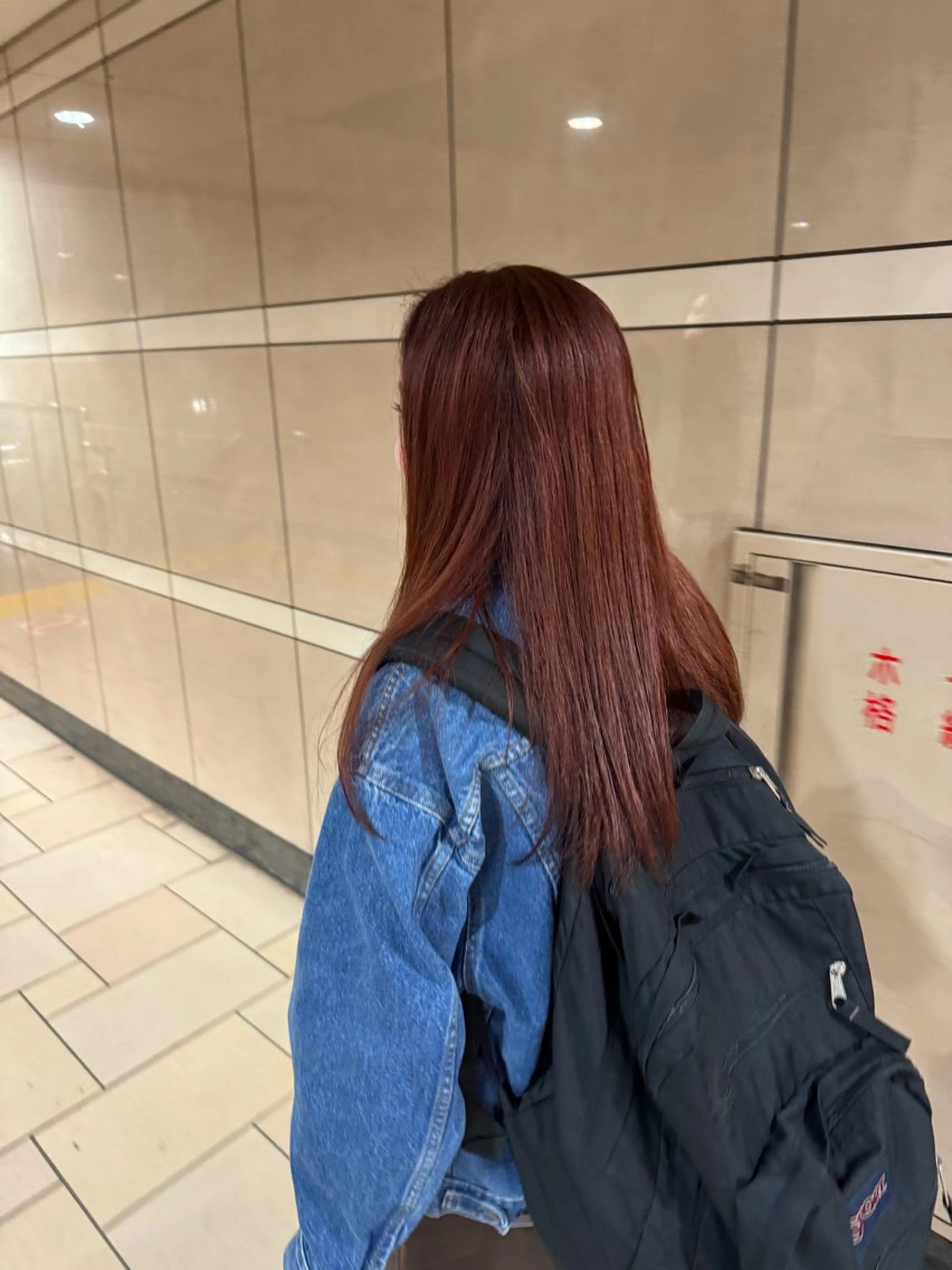 ロング ヘアカラー ホリグチ ルナのヘアスタイル