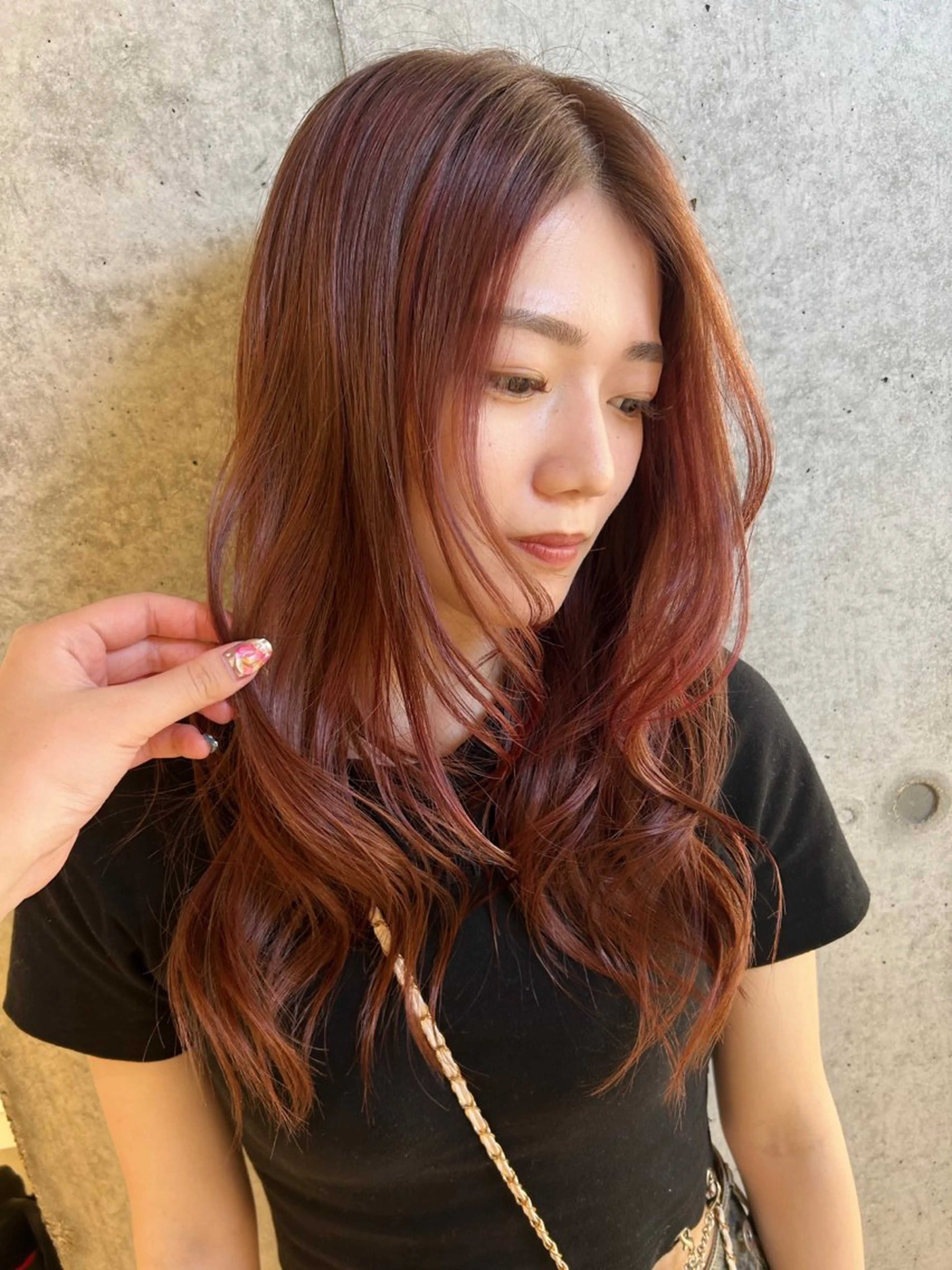 ロング ヘアカラー 💛akari💛/ ブリーチ/レイヤーのヘアスタイル