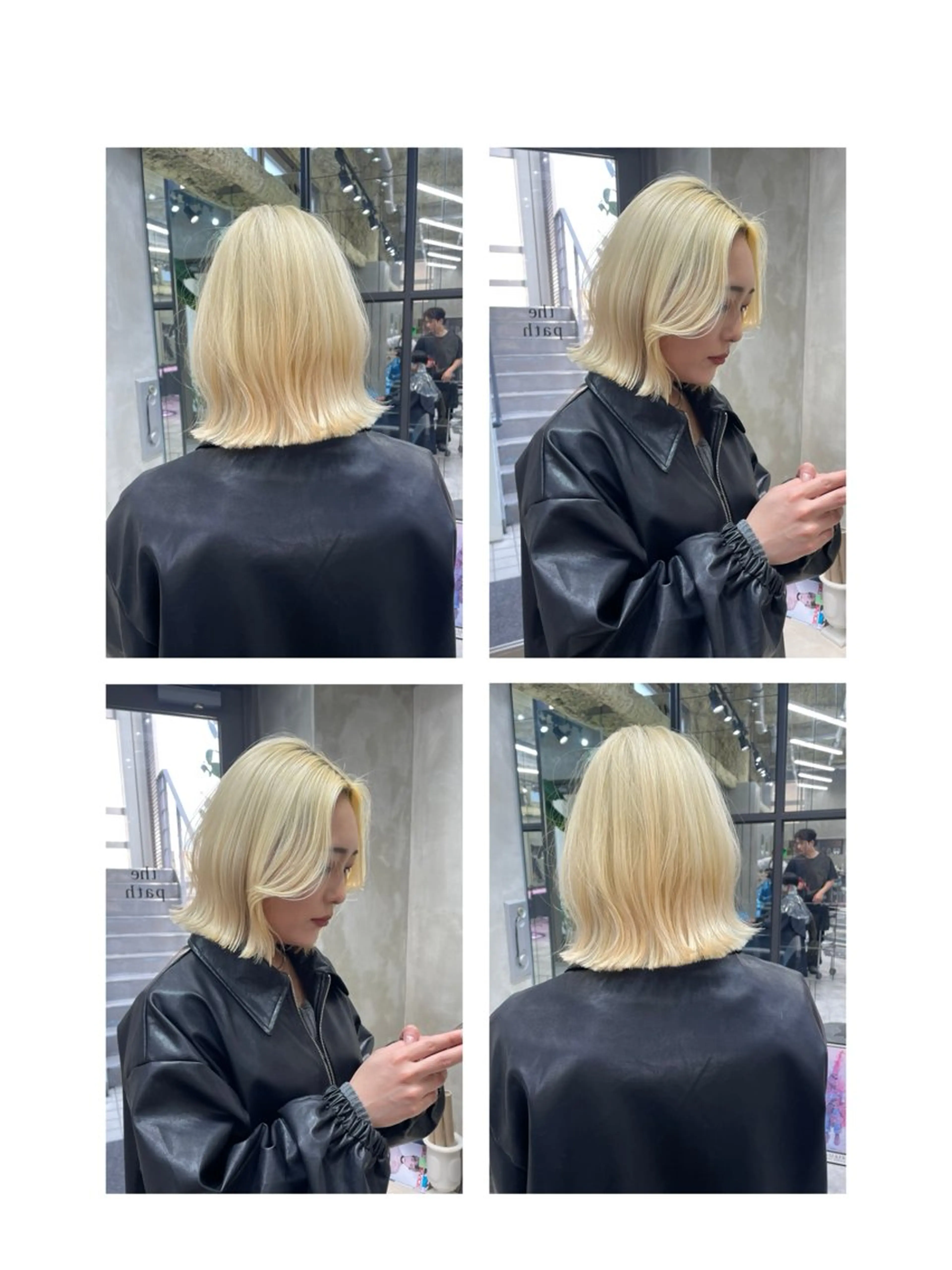 ミディアム ヘアアレンジ ボブ 顔まわりレイヤー 韓国風ヘア レイヤーカット カット トリートメント the path shogo🌻のヘアスタイル