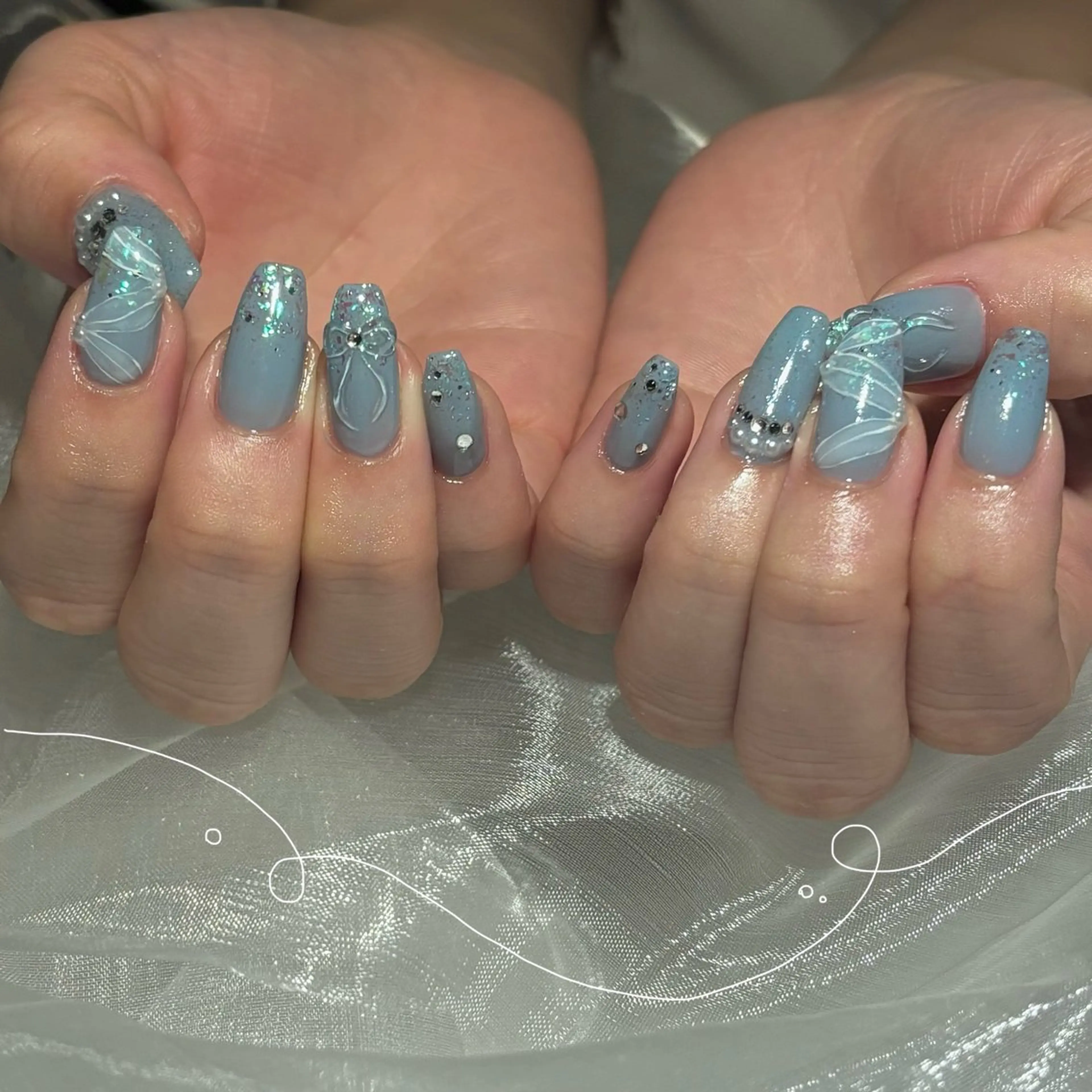 ネイル 持ち込み ハンドネイル Nailsalon BLOOM🌷 山崎のネイルデザイン