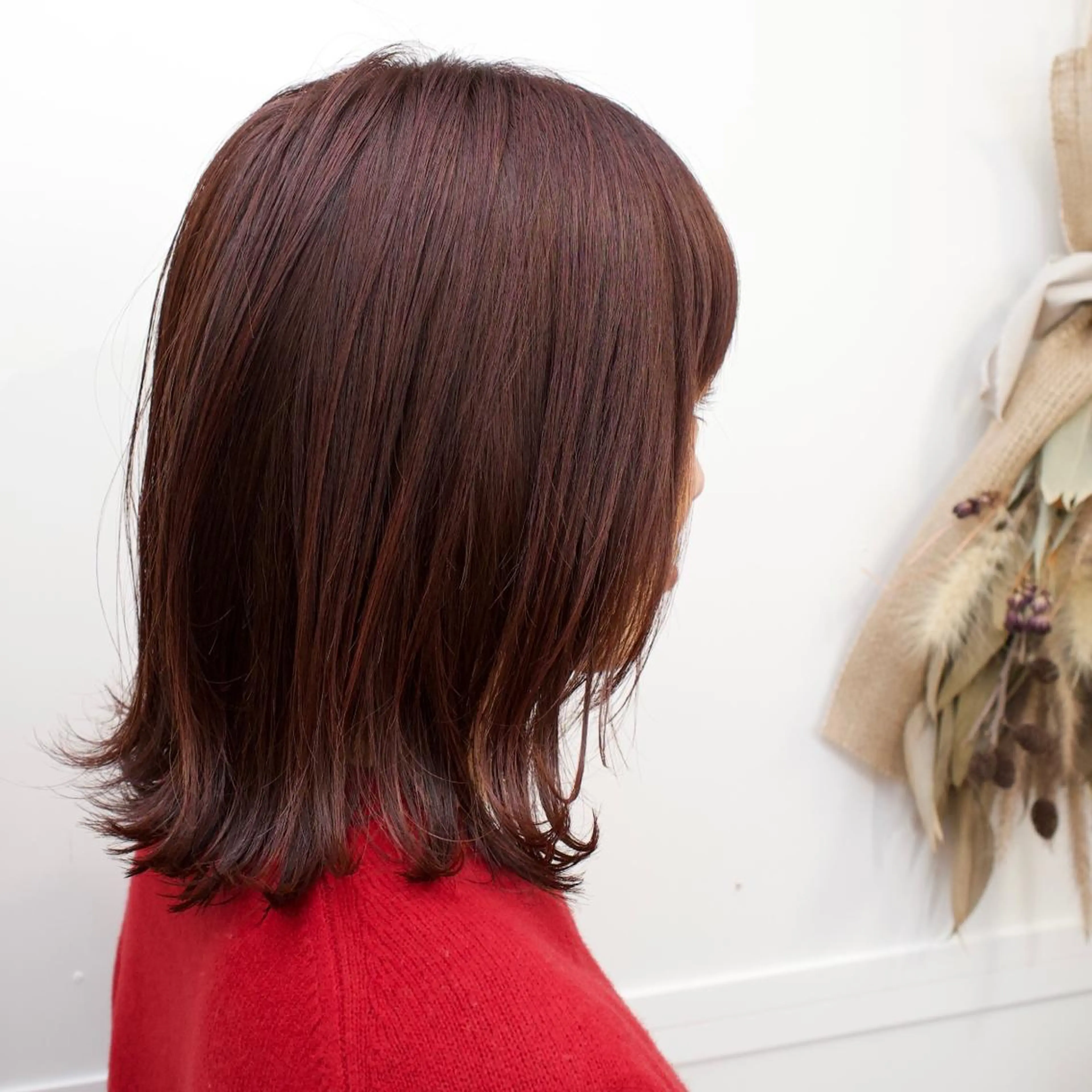 ミディアム カラー ブリーチ ケアブリーチ ダブルカラー イヤリングカラー ハイライトカラー カット ヘアカラー SALOWIN 神戸三宮店所属・【三宮/ブリーチ なしカラー】高田祐也のヘアスタイル
