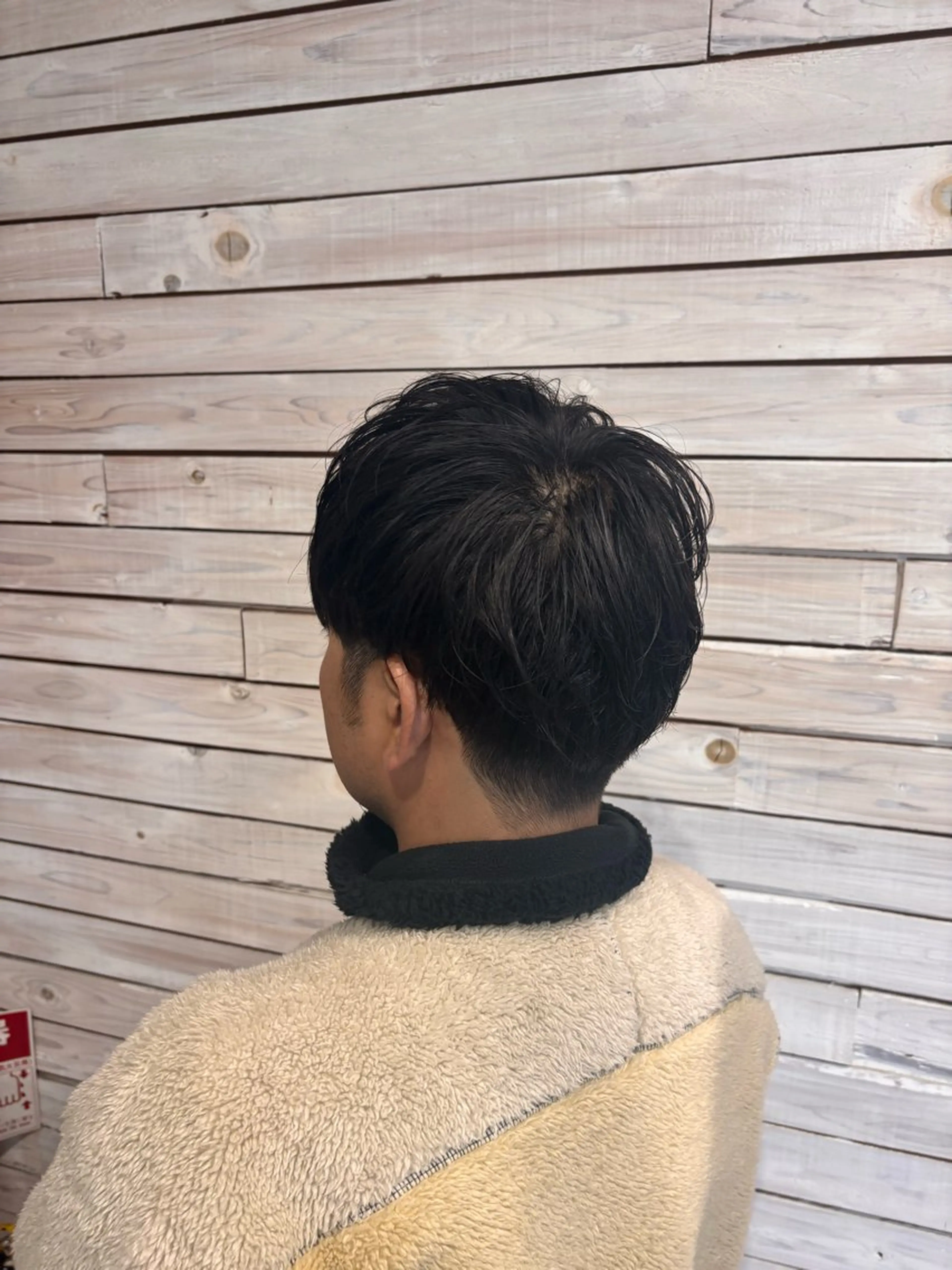 メンズ マッシュ 岡山メンズパーマ 白神珠梨のヘアスタイル